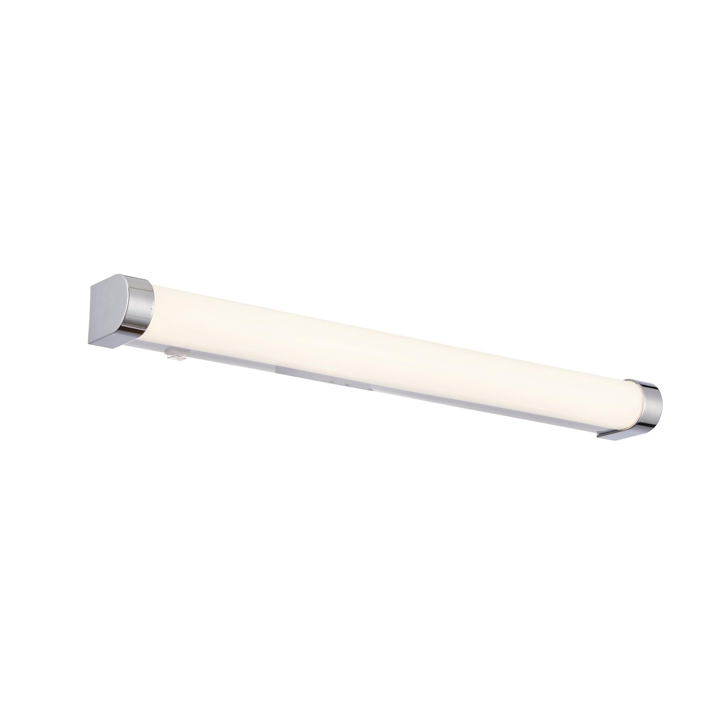 moda white led bathroom ceiling wall light ip44 15wby saxby lighting