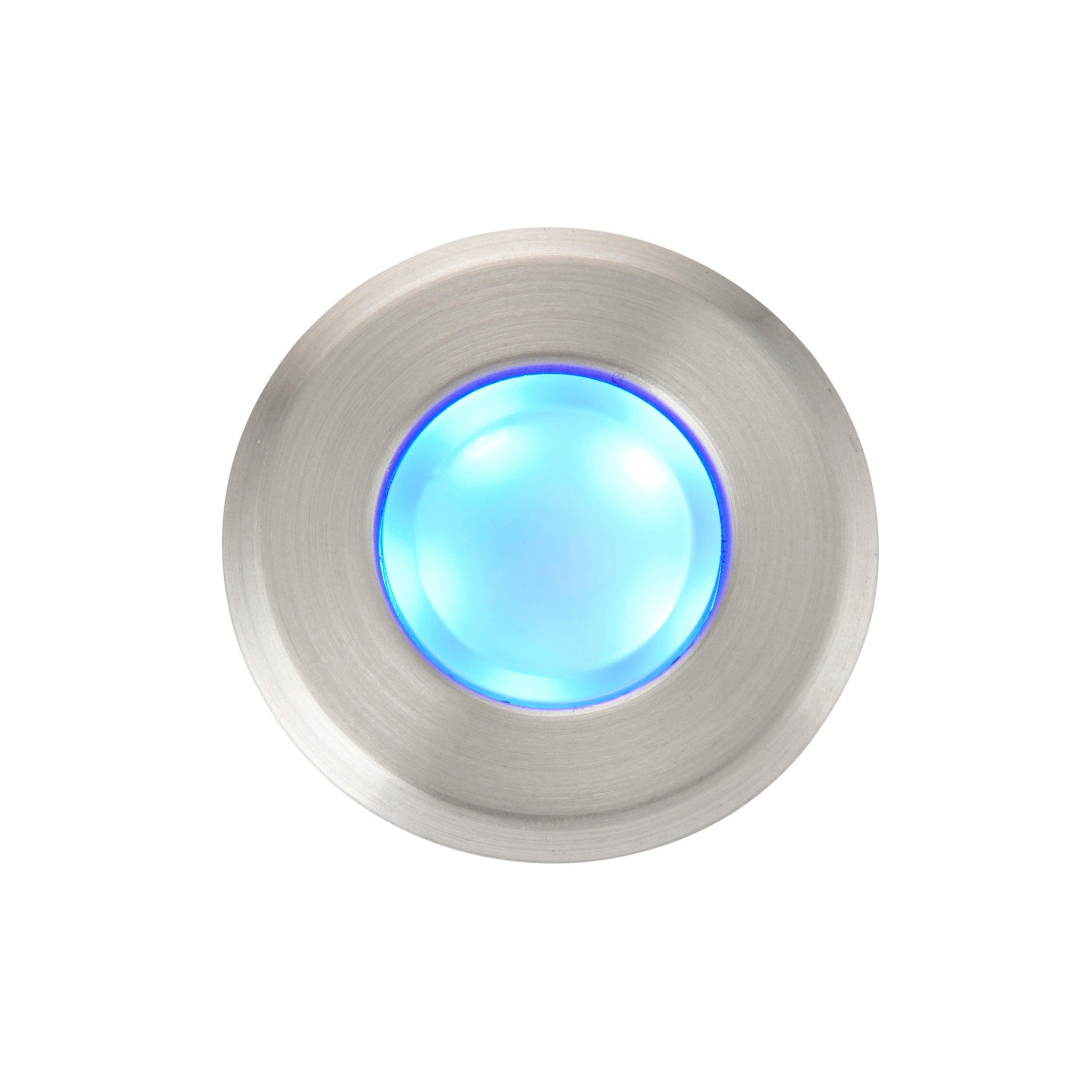 cove blue led decking light ip67 0 8w by saxby lighting, close up image 68