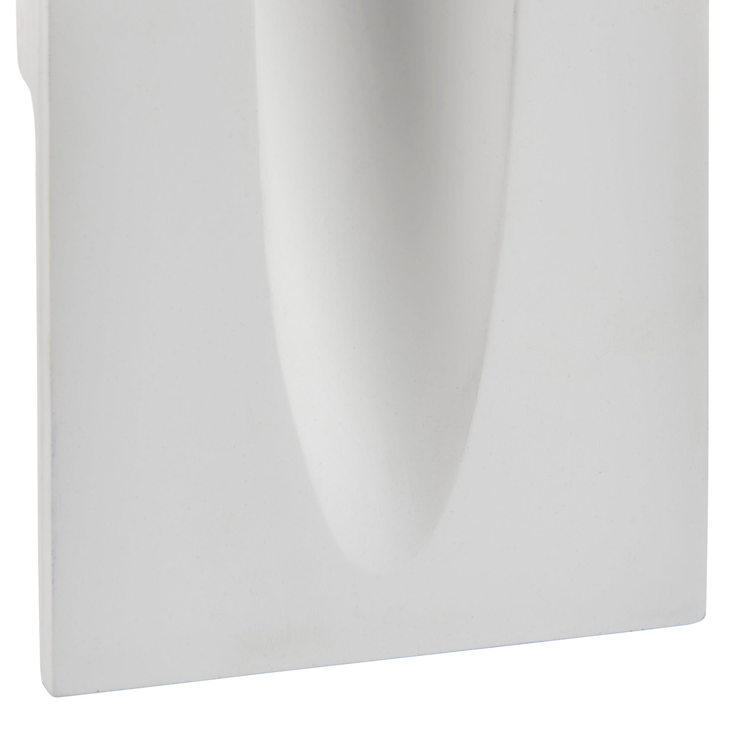 zeke white plaster in paintable led wall light 1 6w by saxby lighting, close up image 136