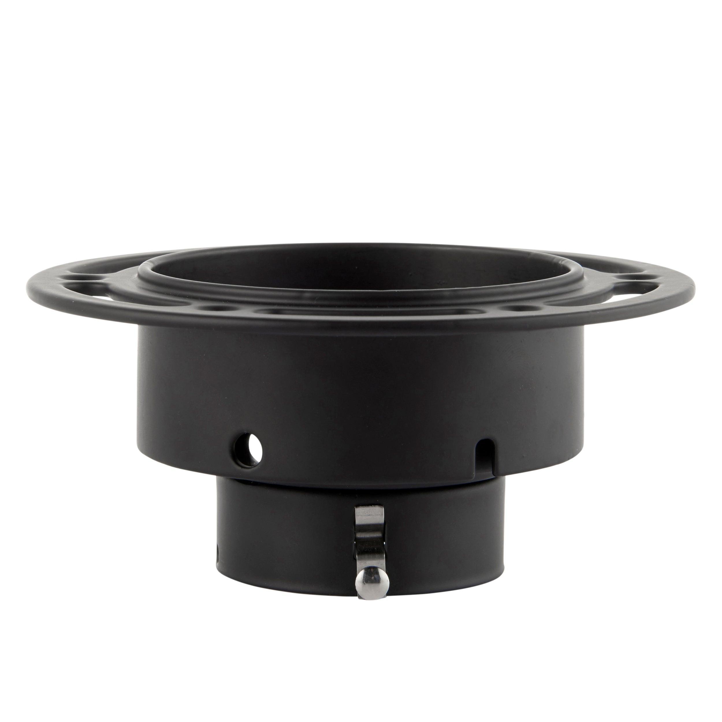 trimless adjustable downlight round black 50w by saxby lighting, close up image 127