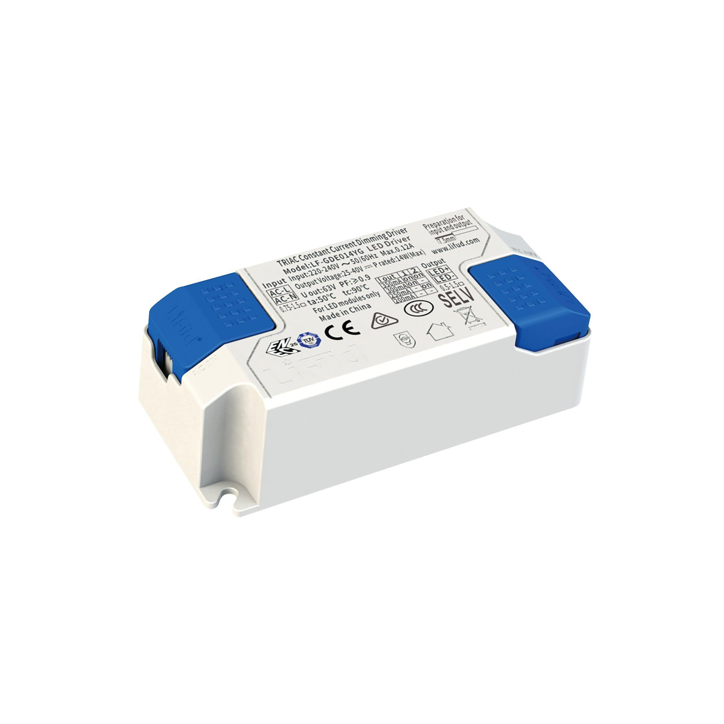 led driver constant current dimmable 14w 200 250 300 350ma selectableby saxby lighting