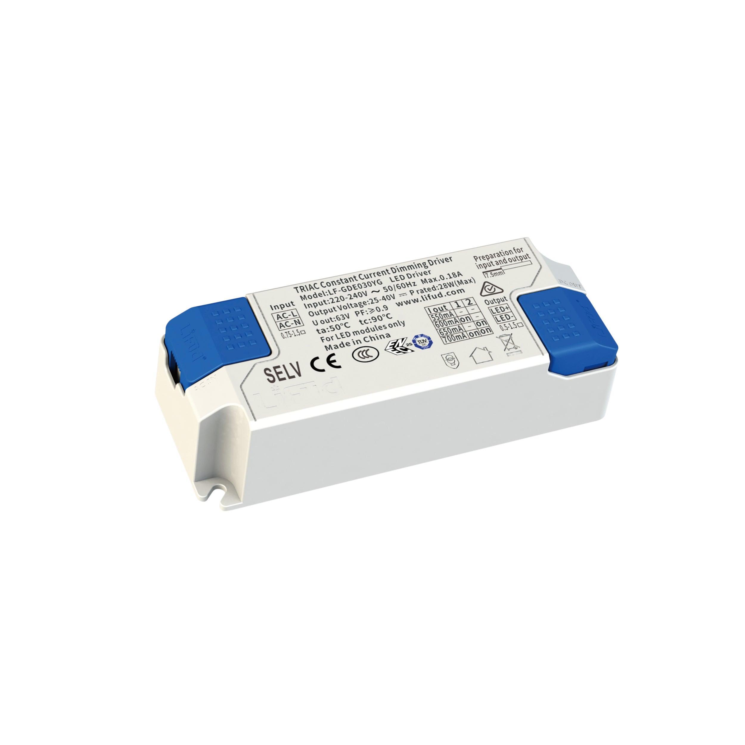 led driver constant current dimmable 28w 550 600 650 700ma selectableby saxby lighting
