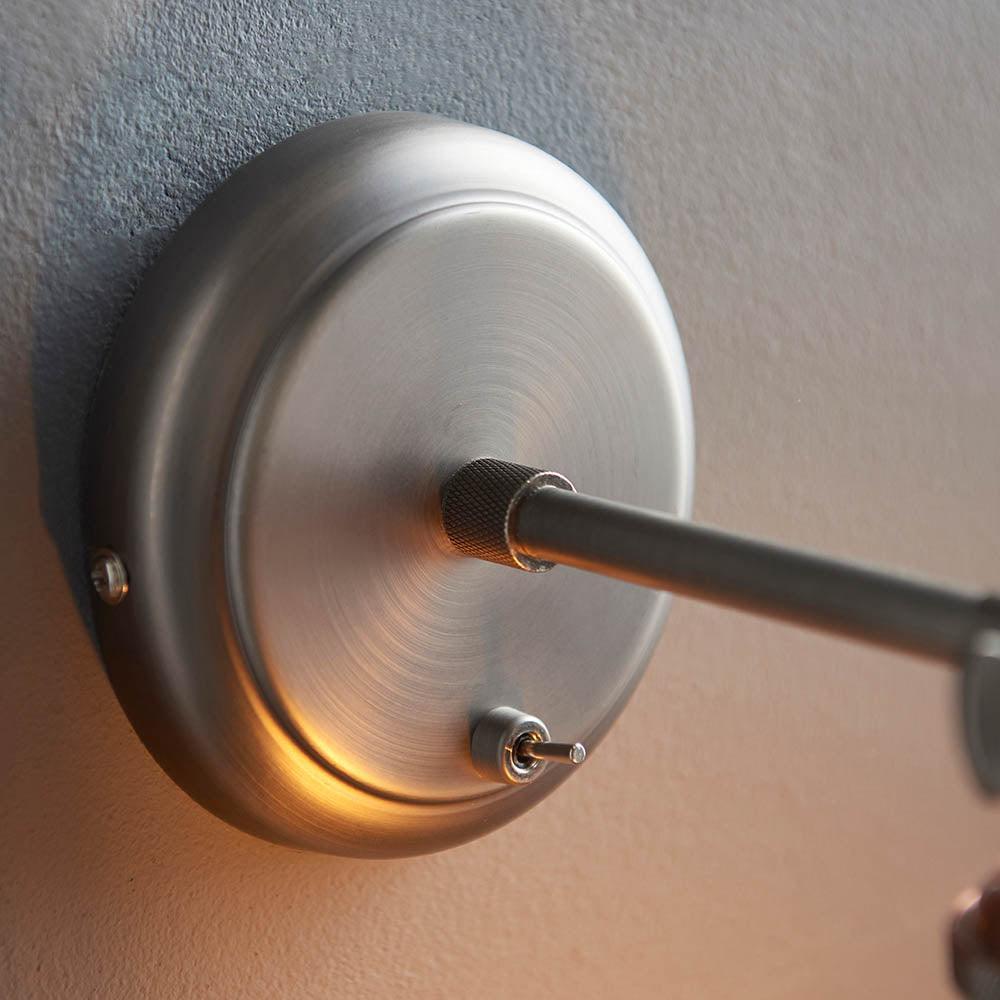 hal pewter wall light 1 by Endon Lighting Kitchen Lights CLose Up