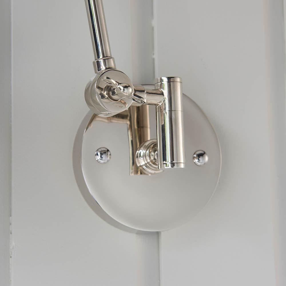 lehal nickel finish wall light 1 by Endon Lighting Hallway lights Close Up