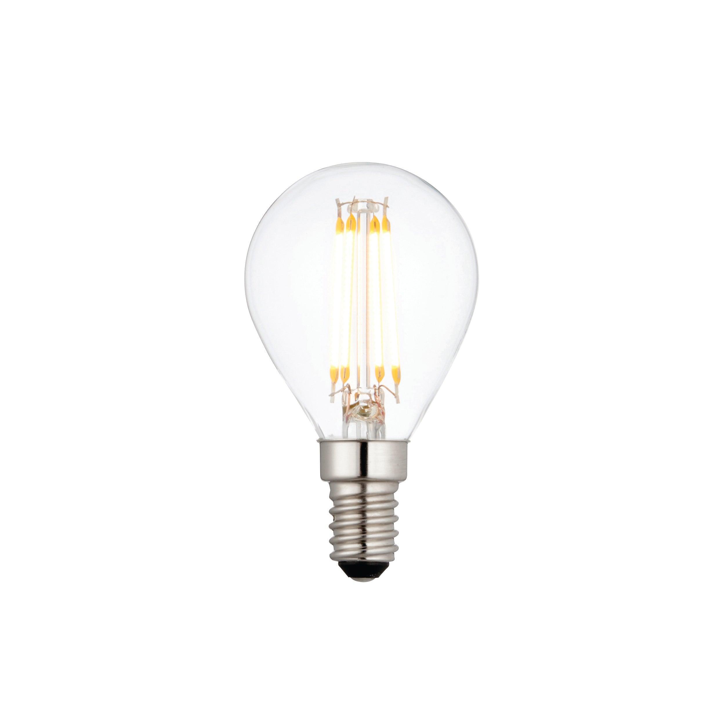 E14 LED Filament Warm White Golf Ball Lamp Bulb 4W