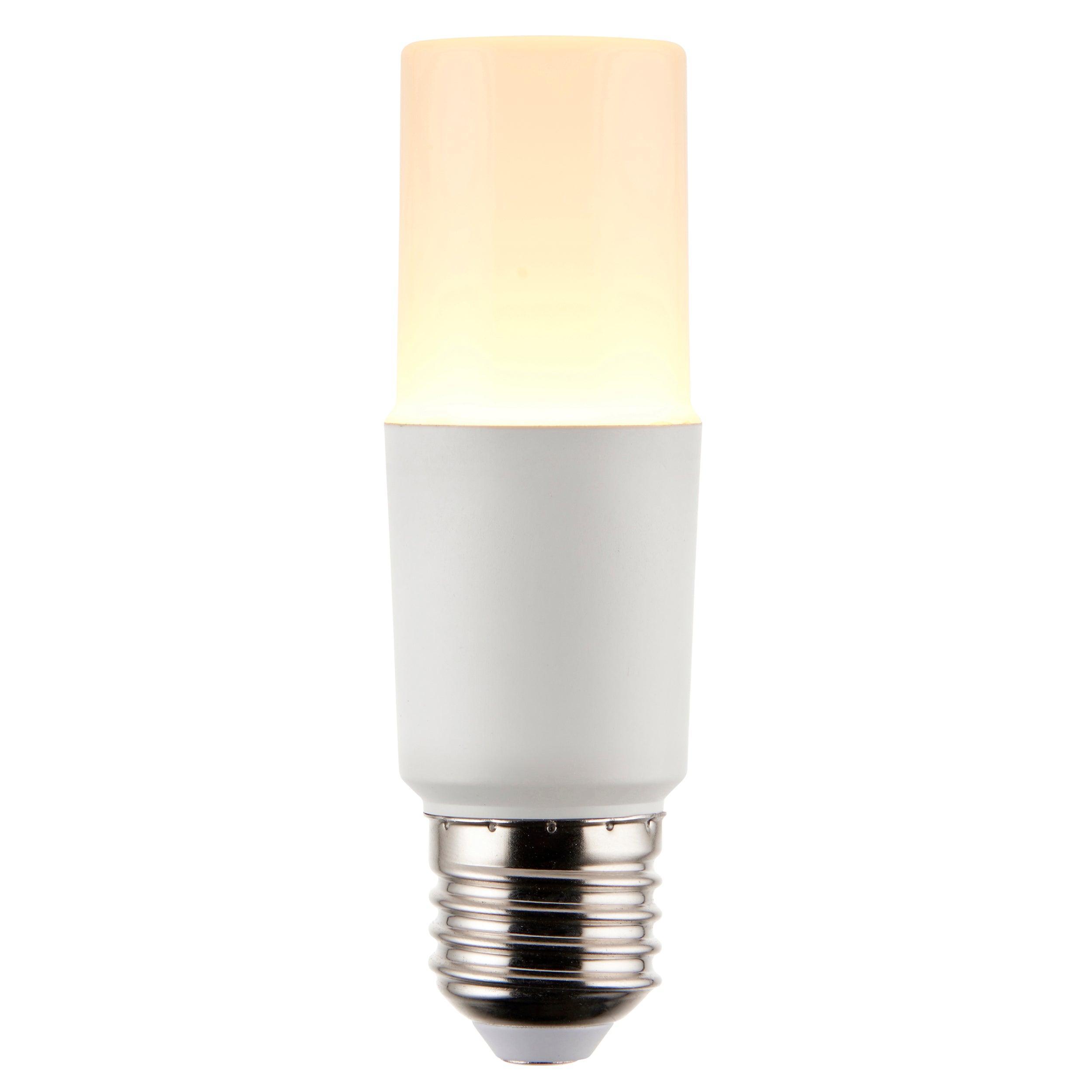 E27 Cool White LED Stick Lamp Bulb 8W