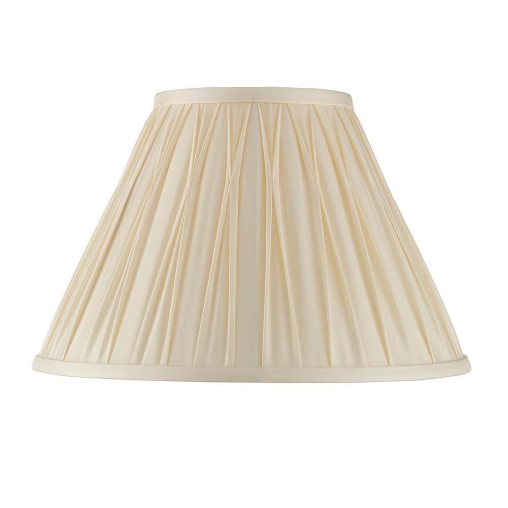 chatsworth 1 ivory lamp shade by Endon Lighting Living Room Family Shot