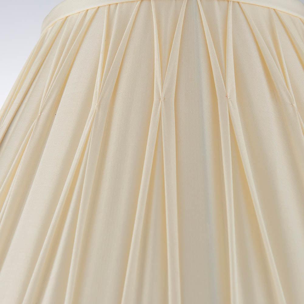 chatsworth 1 ivory lamp shade by Endon Lighting Bedroom Hero Shot