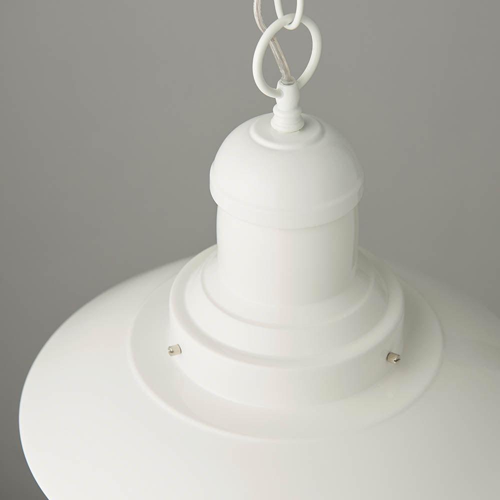 Endon Polperro 1 Light Cream Ceiling Pendant-Ceiling Pendant Lights-Endon Lighting Hallway Lighting Close upTiffany Lighting Direct