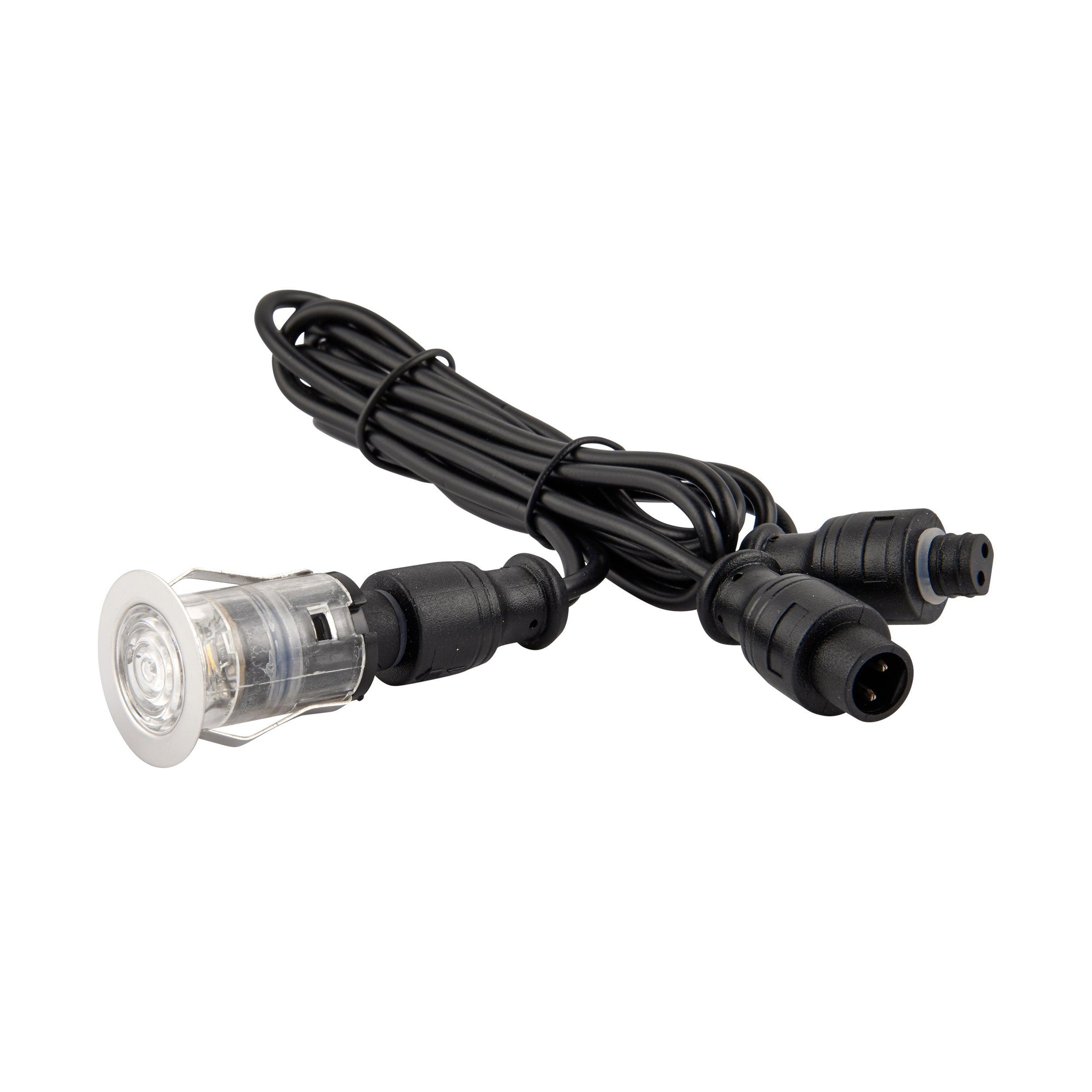 ikonpro cct 3000k 4000k decking light 25mm ip67 0 75wby saxby lighting