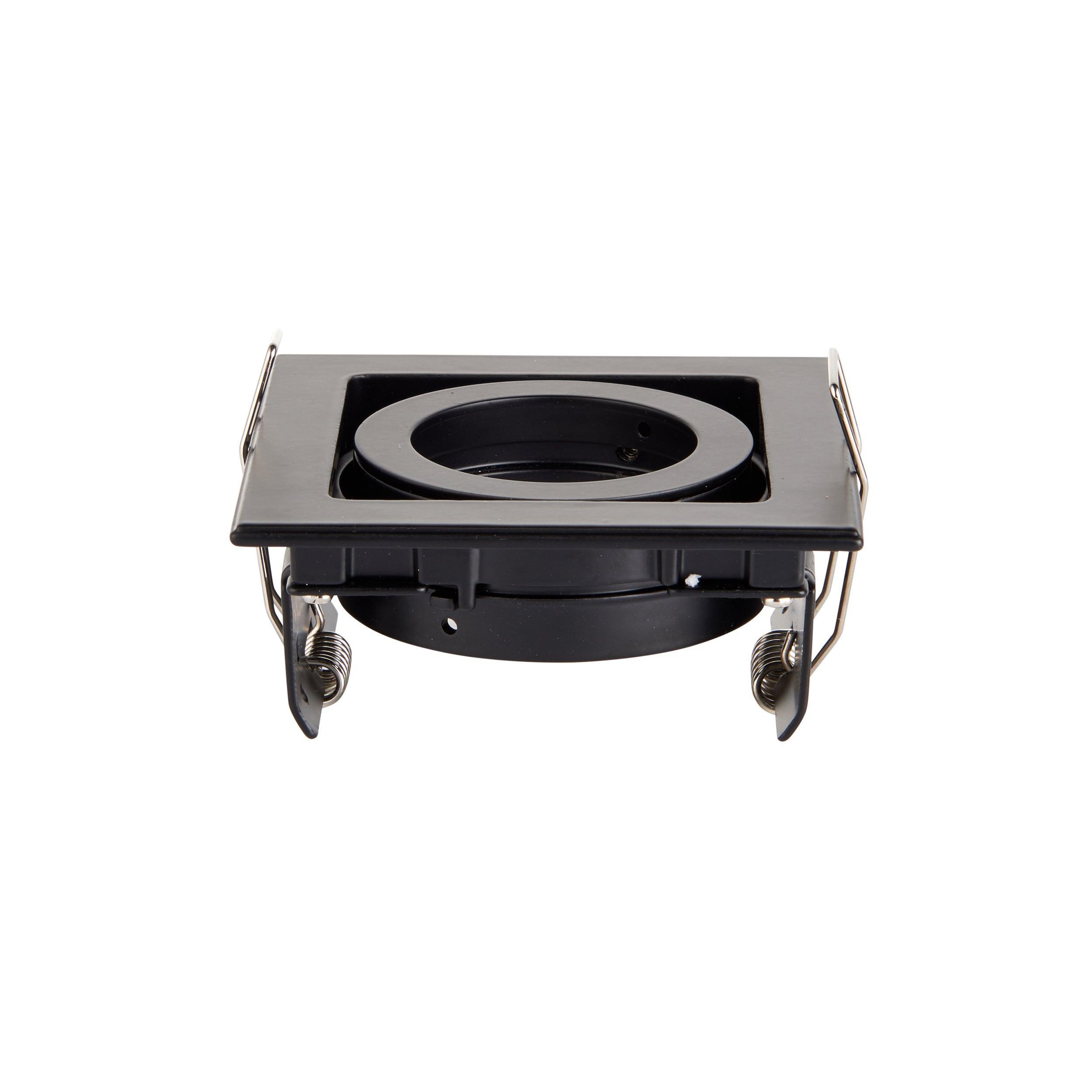 xeno black recessed tilt ceiling lightby Saxby Lighting, close up image