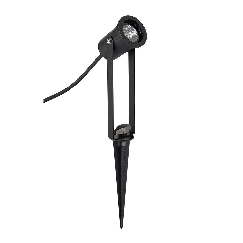 picco mini 3000k garden spike light ip65 8w by saxby lighting, close up image 56
