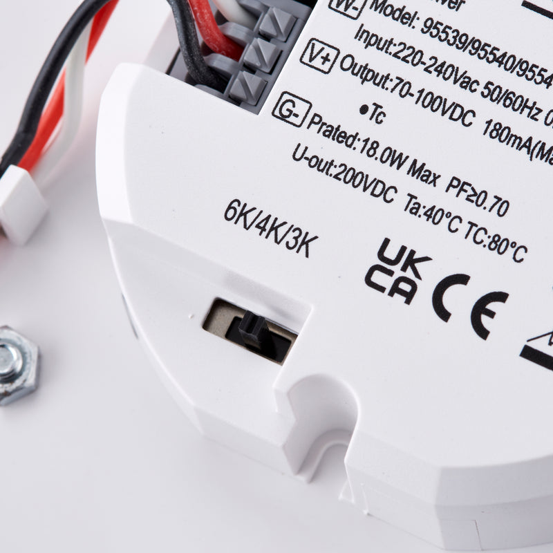 Saxby HeroPRO White LED Bulkhead with Microwave Sensor IP65 18W - CCT