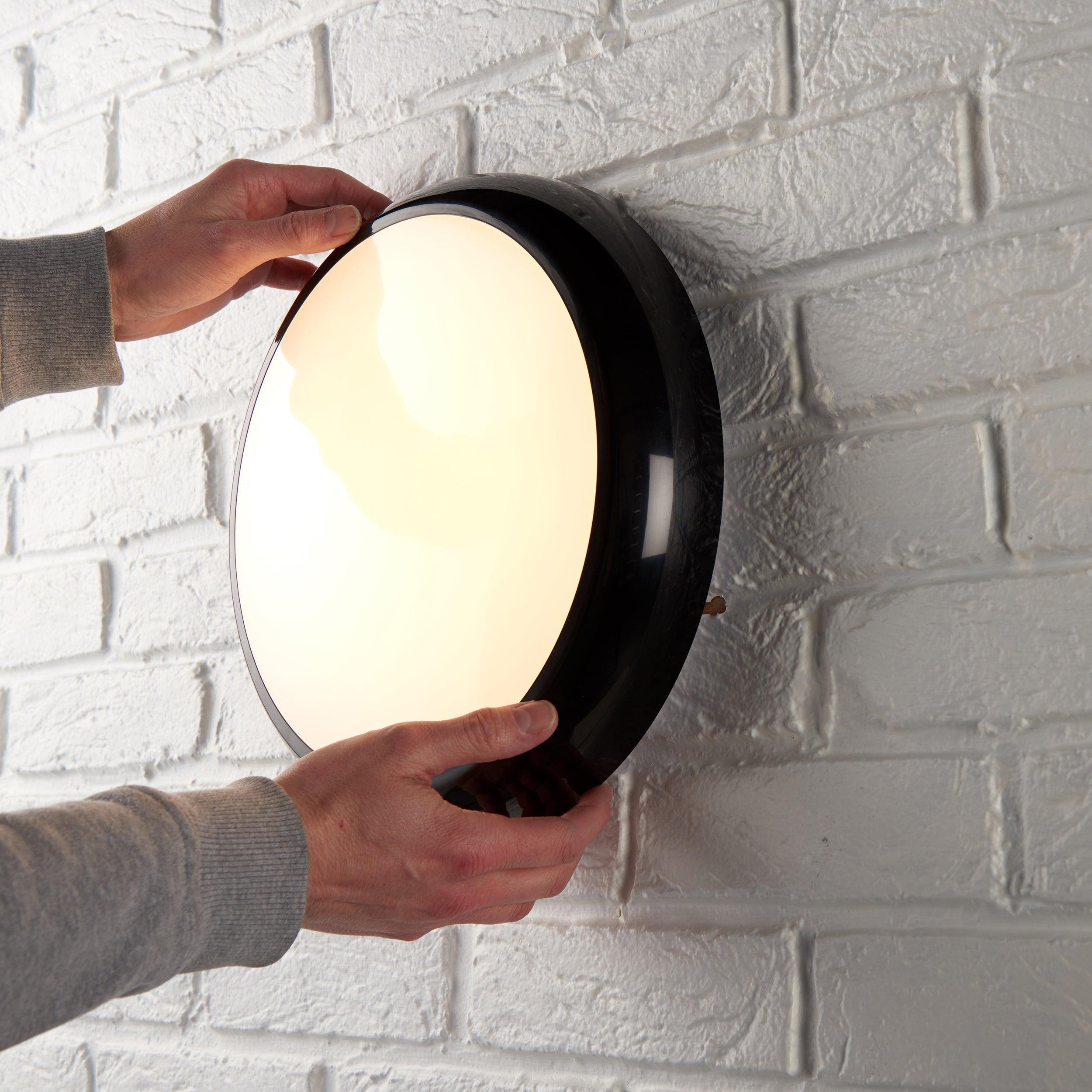 saxby hero black plain bezelby Saxby Lighting, close up image