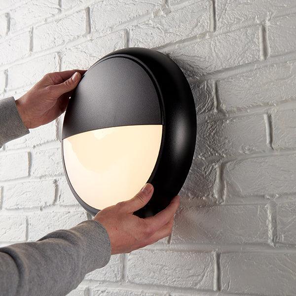 saxby hero black eyelid bezel by saxby lighting, close up image 138