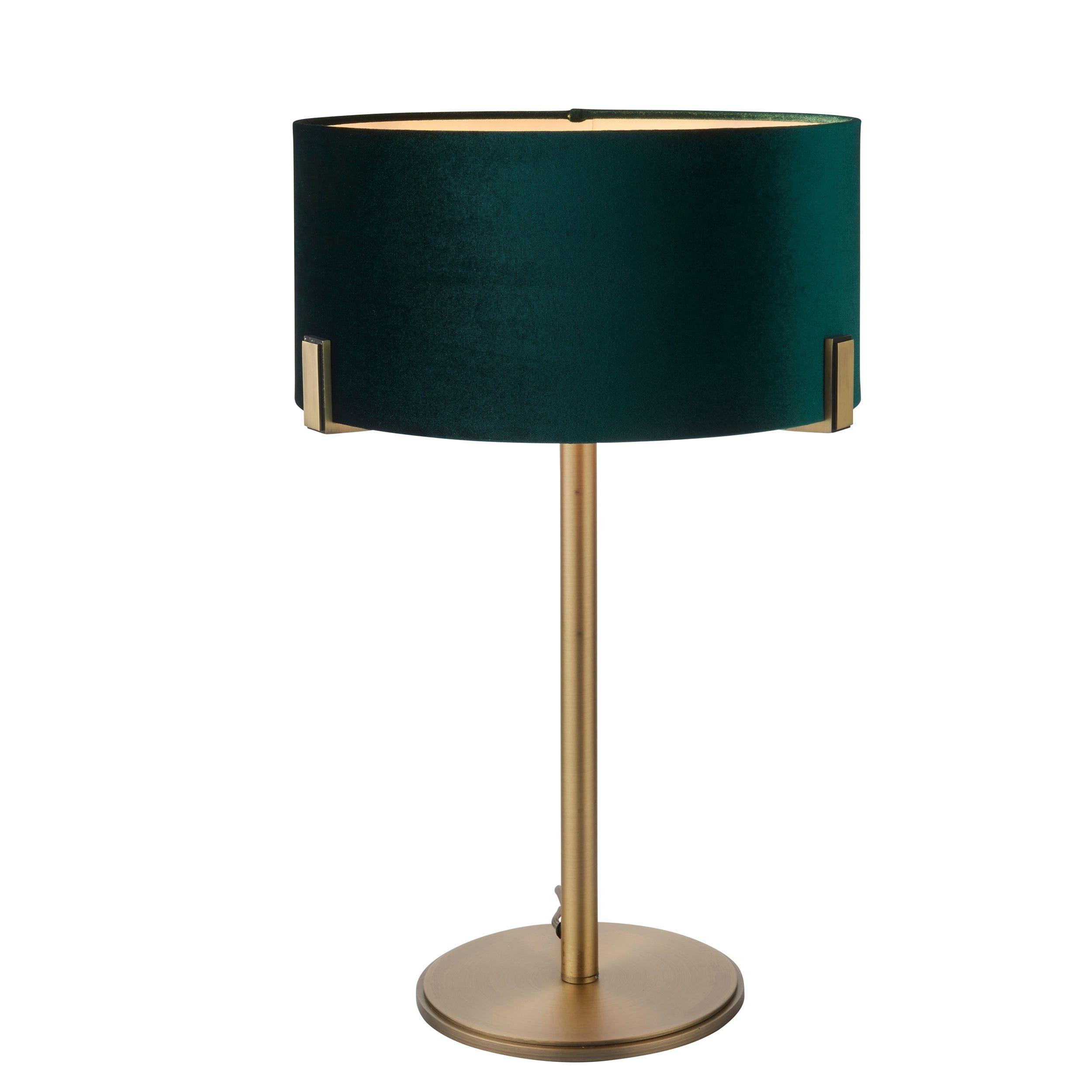 Endon Hayfield 1 Light Brass Finish Table Lamp 1