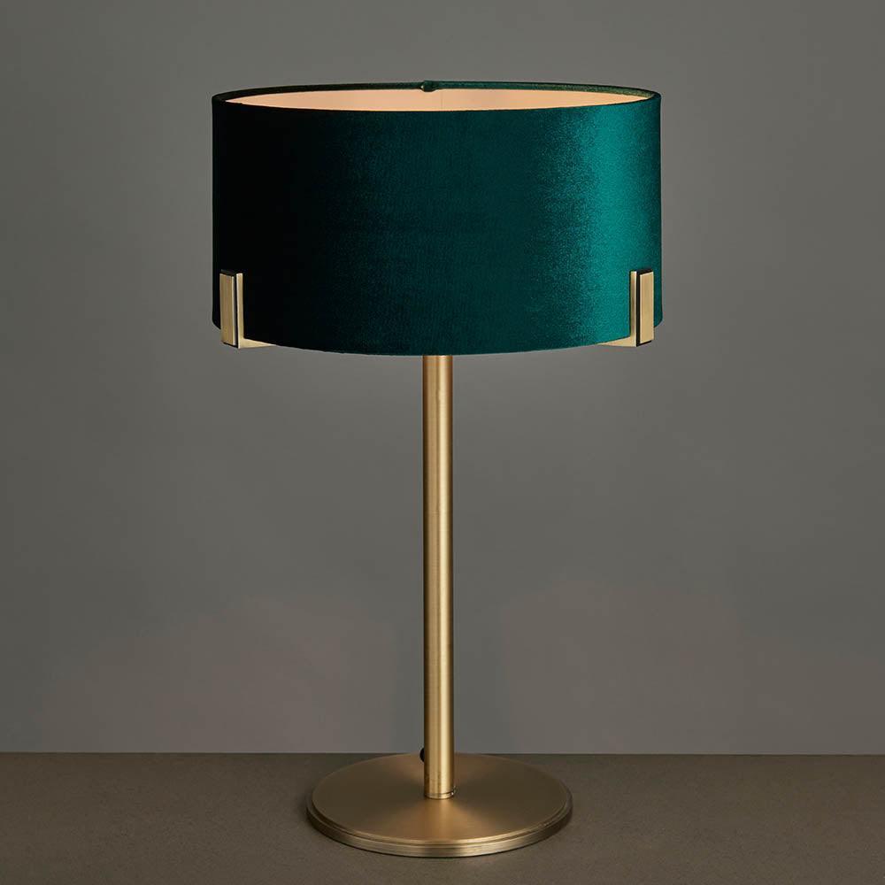 Endon Hayfield 1 Light Brass Finish Table Lamp 4