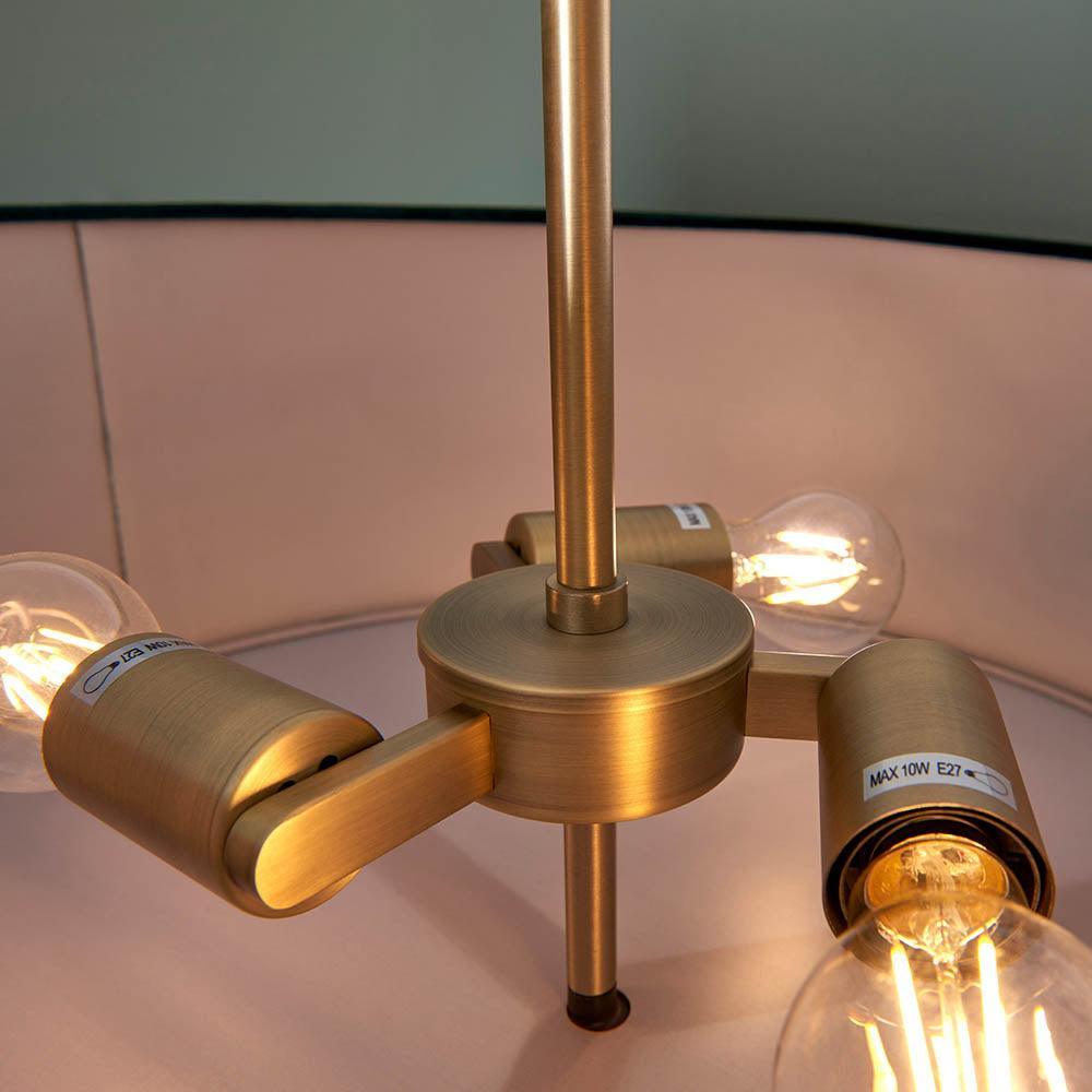 Endon Hayfield 3 Light Antique Bronze Ceiling Pendant-Ceiling Pendant Lights-Endon Lighting Hallway Lighting Family Image Tiffany Lighting Direct