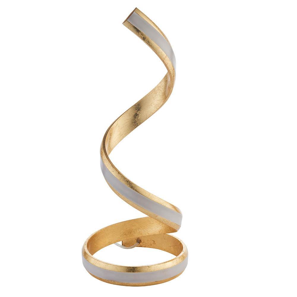 Endon Aria 1 Light Gold Leaf Table Lamp 6