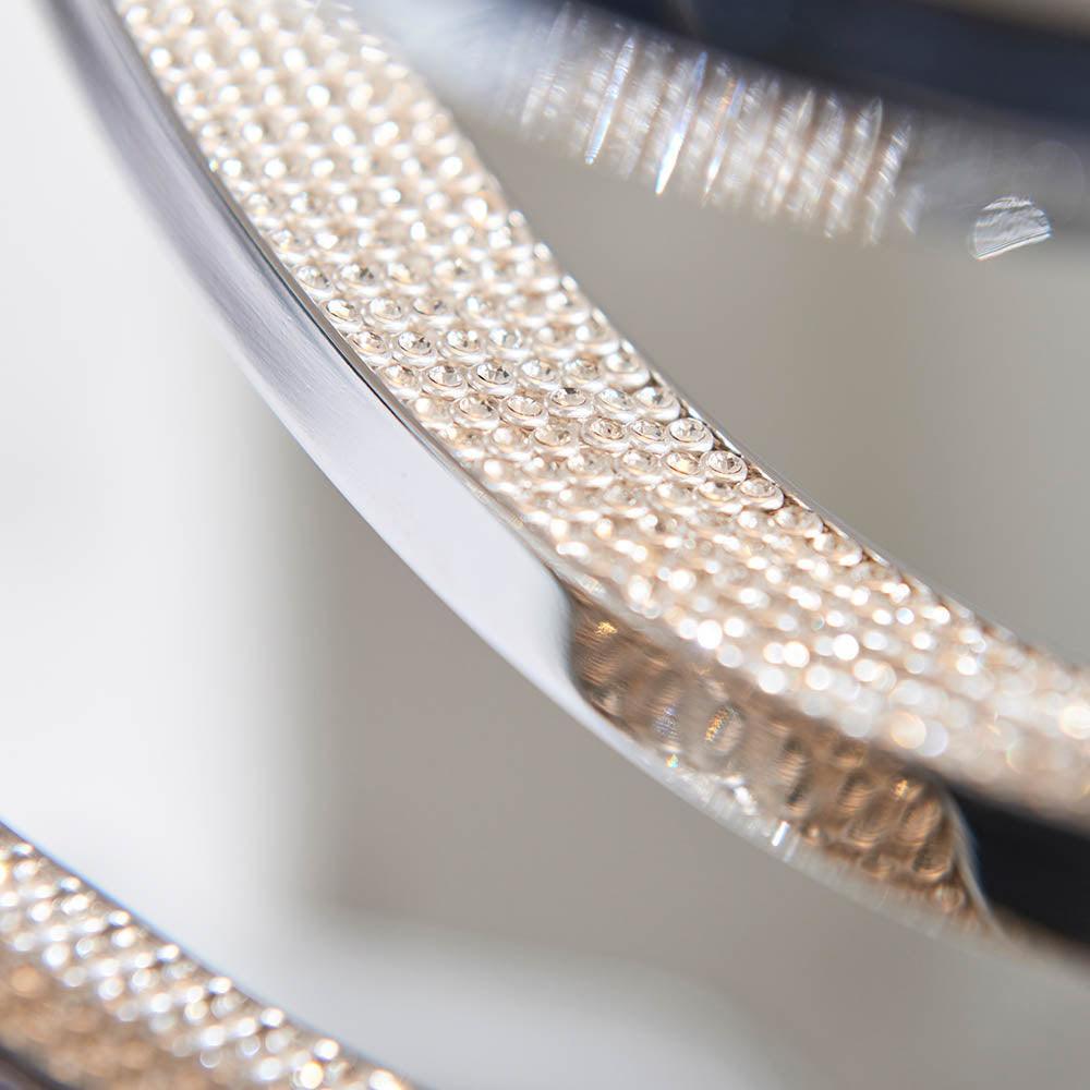 merola 1 light semi flush bathroom ceiling light light by Endon Lighting Kitchen Lights CLose Up