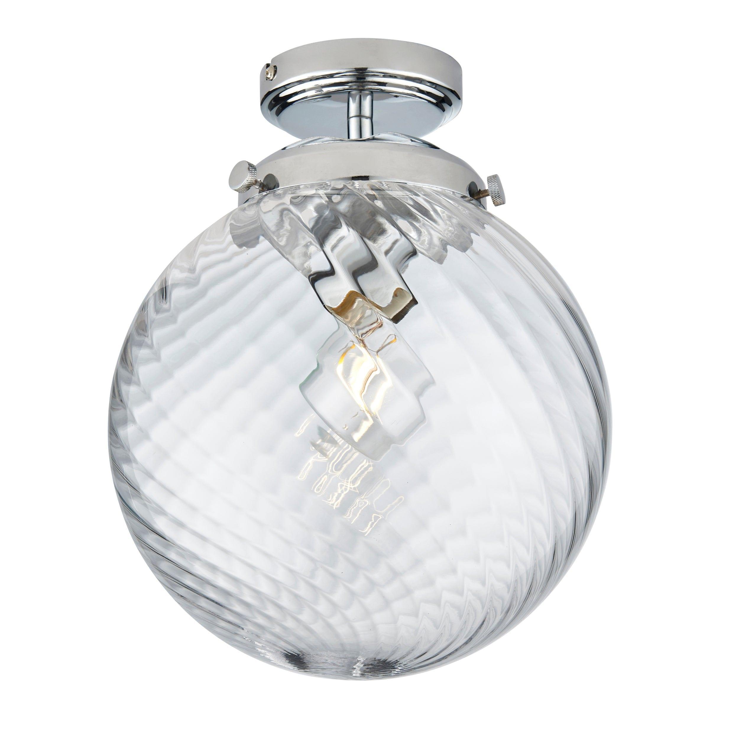 milston 1 light flush bathroom ceiling light light by Endon Lighting Living room image