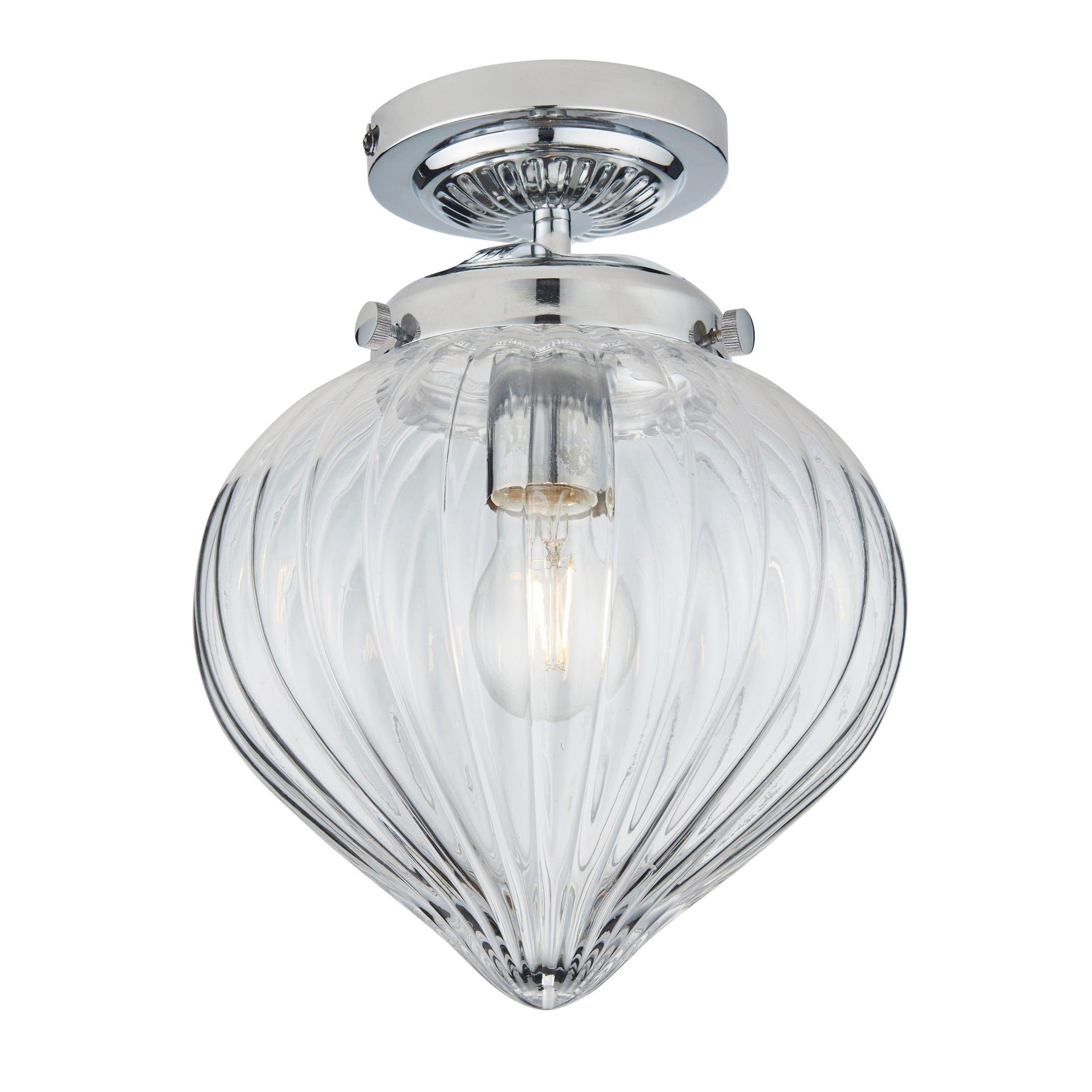 cheston 1 light flush bathroom ceiling light light by Endon Lighting Living room close up image