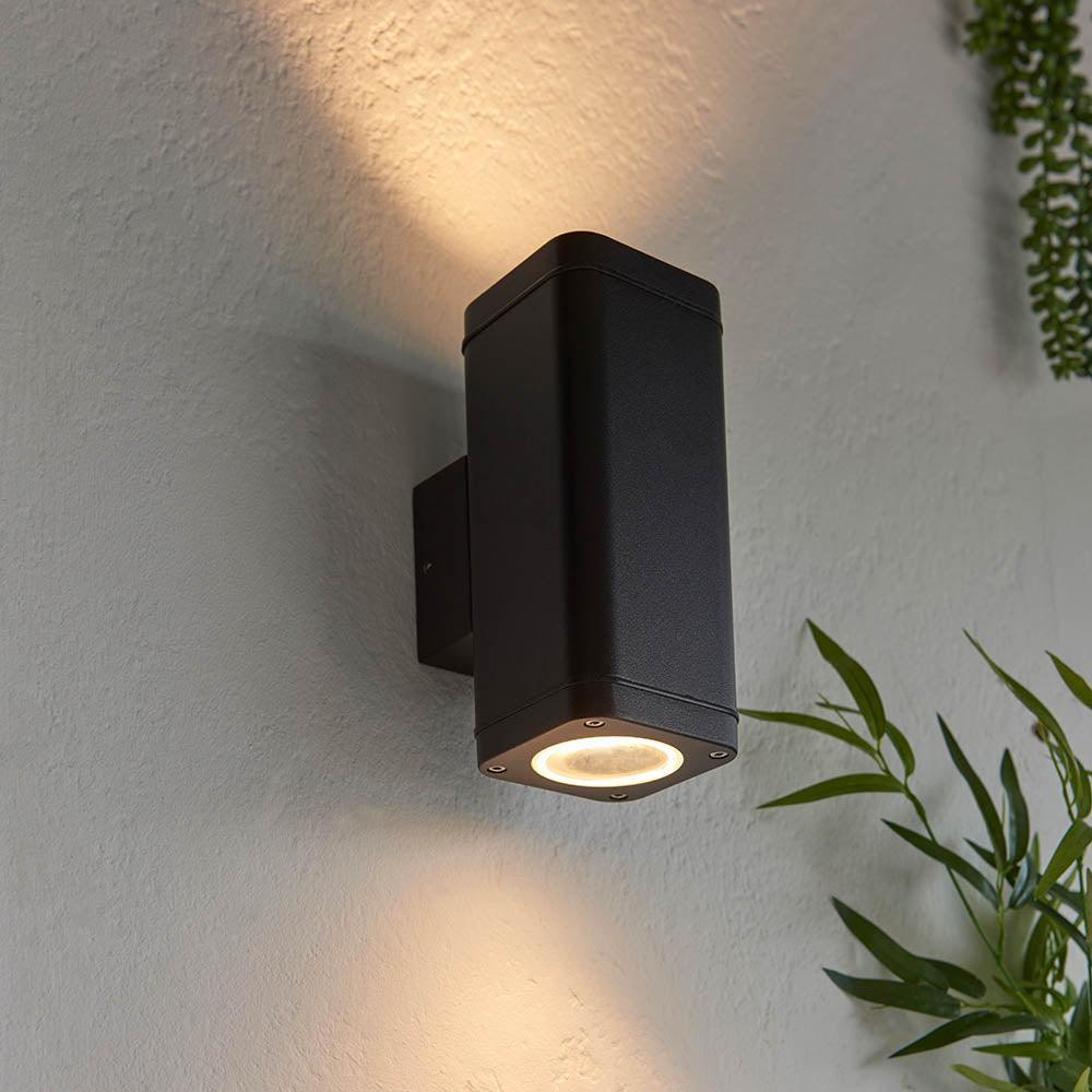 milton outdoor wall light 96911 by Endon Lighting Living Room Close Up 120