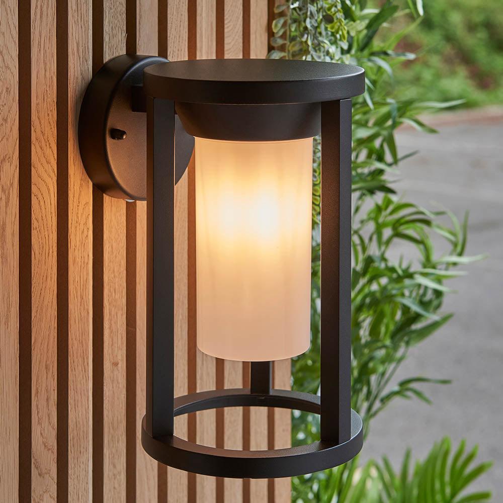 braden outdoor wall light 96917 by Endon Lighting Bedroom Close Up Image
