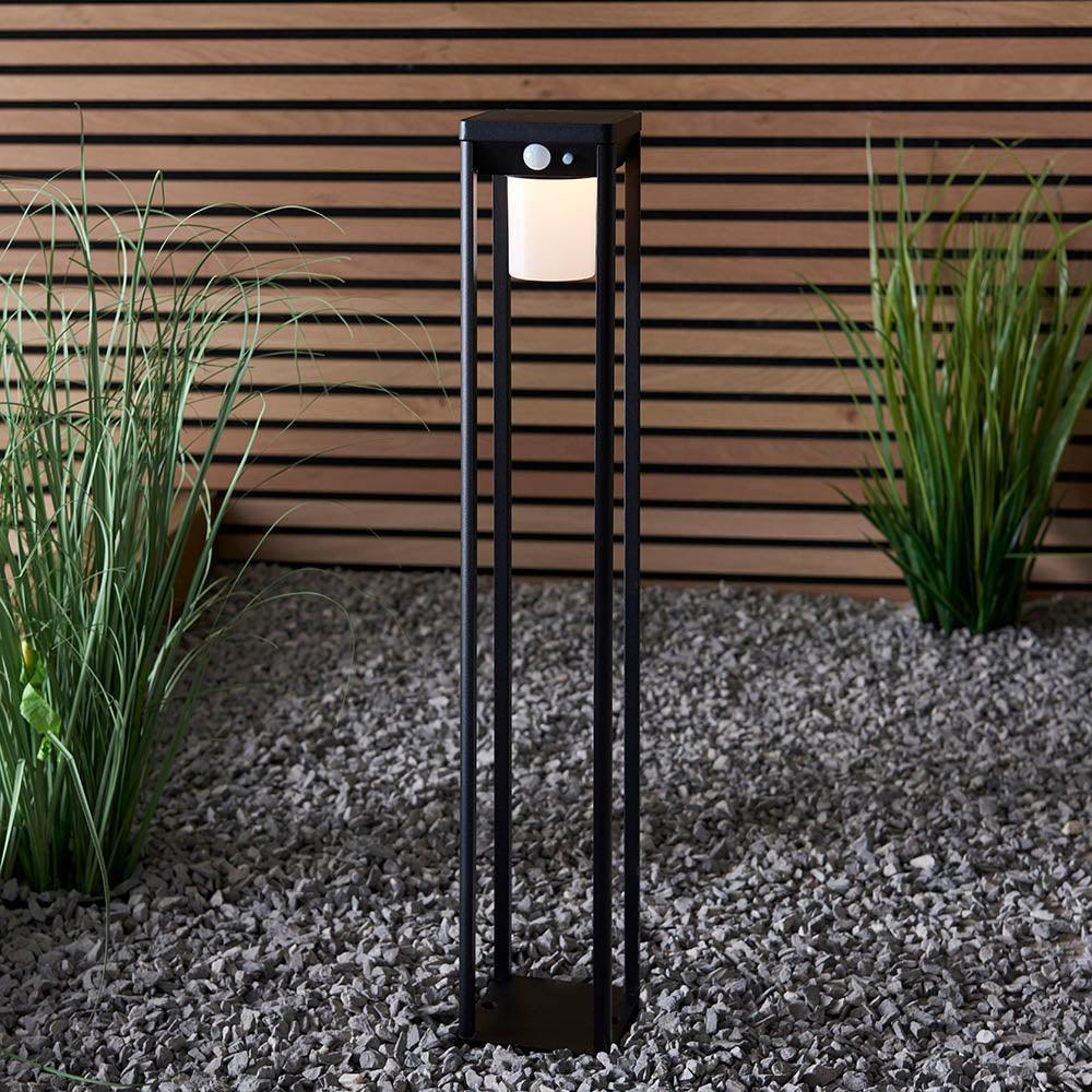 hallam 1 light outdoor bollard by Endon Lighting Hallway lights Close Up