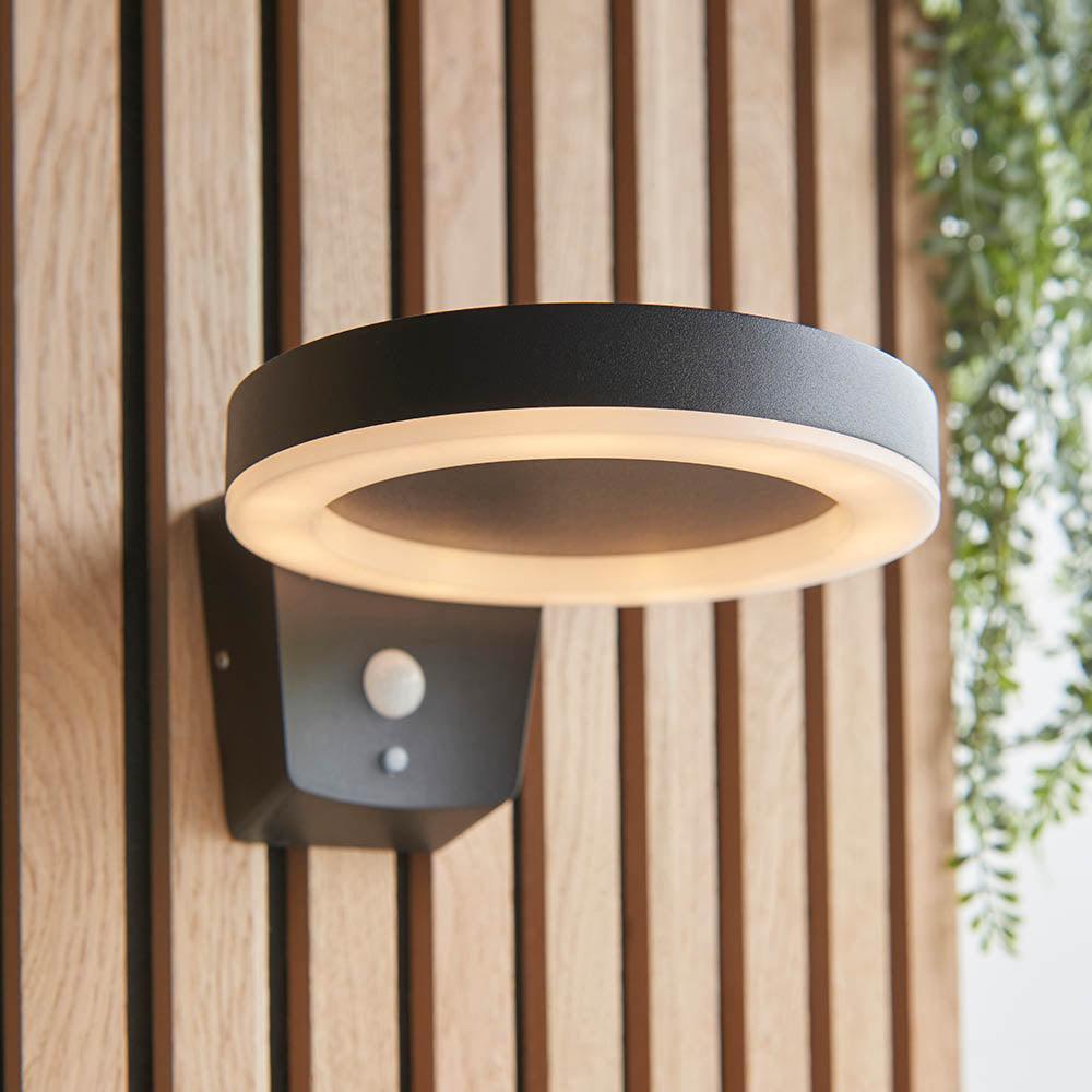ebro outdoor wall light 96933 by Endon Lighting Dining Room Close Up Image