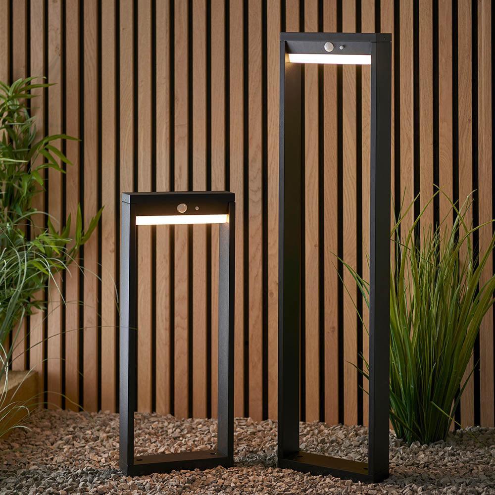 dannah 1 light outtdoor bollard light by Endon Lighting Dining Room Close Up Image