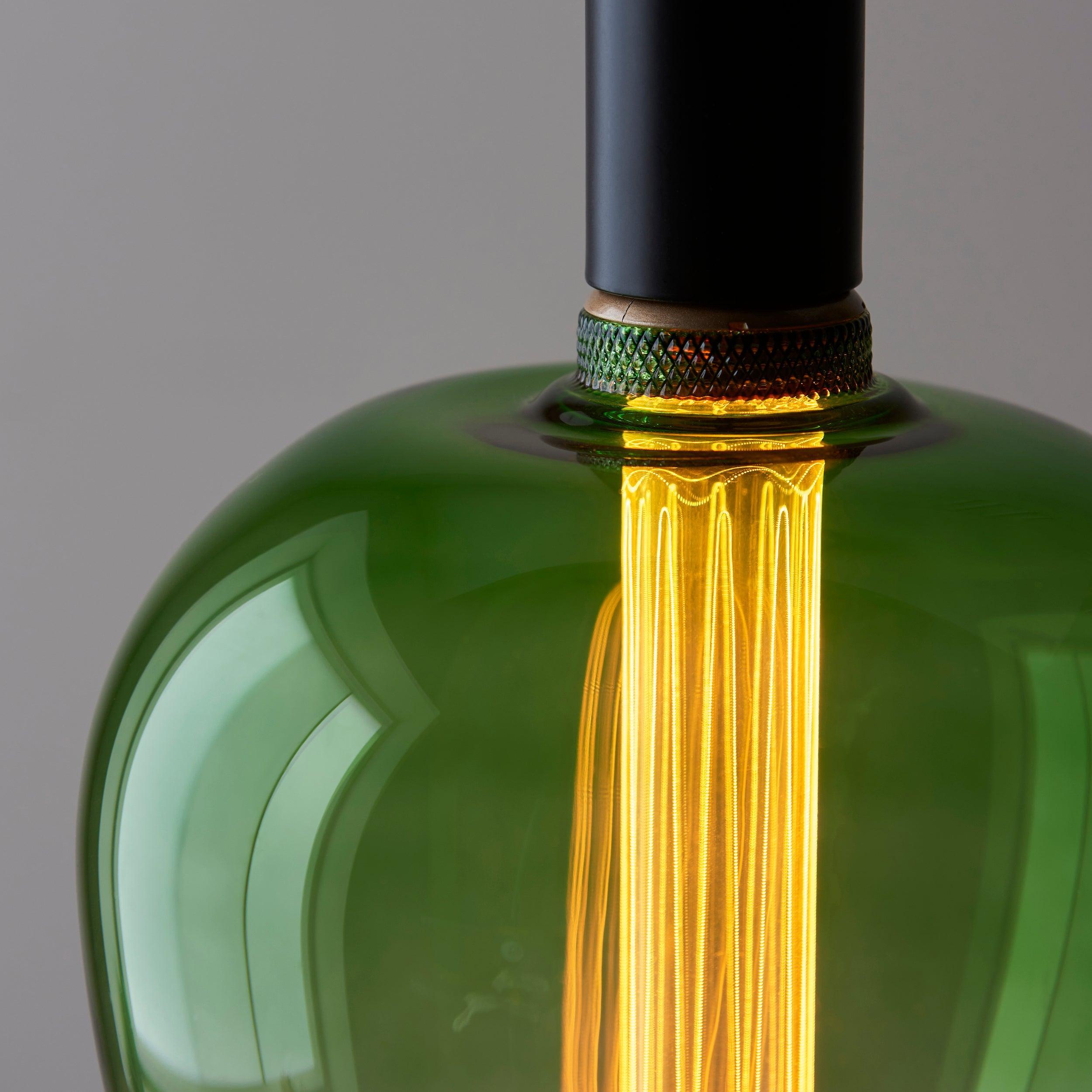 roves green pink ombre glass filament led e27 2 4 light bulb mDining room lighting