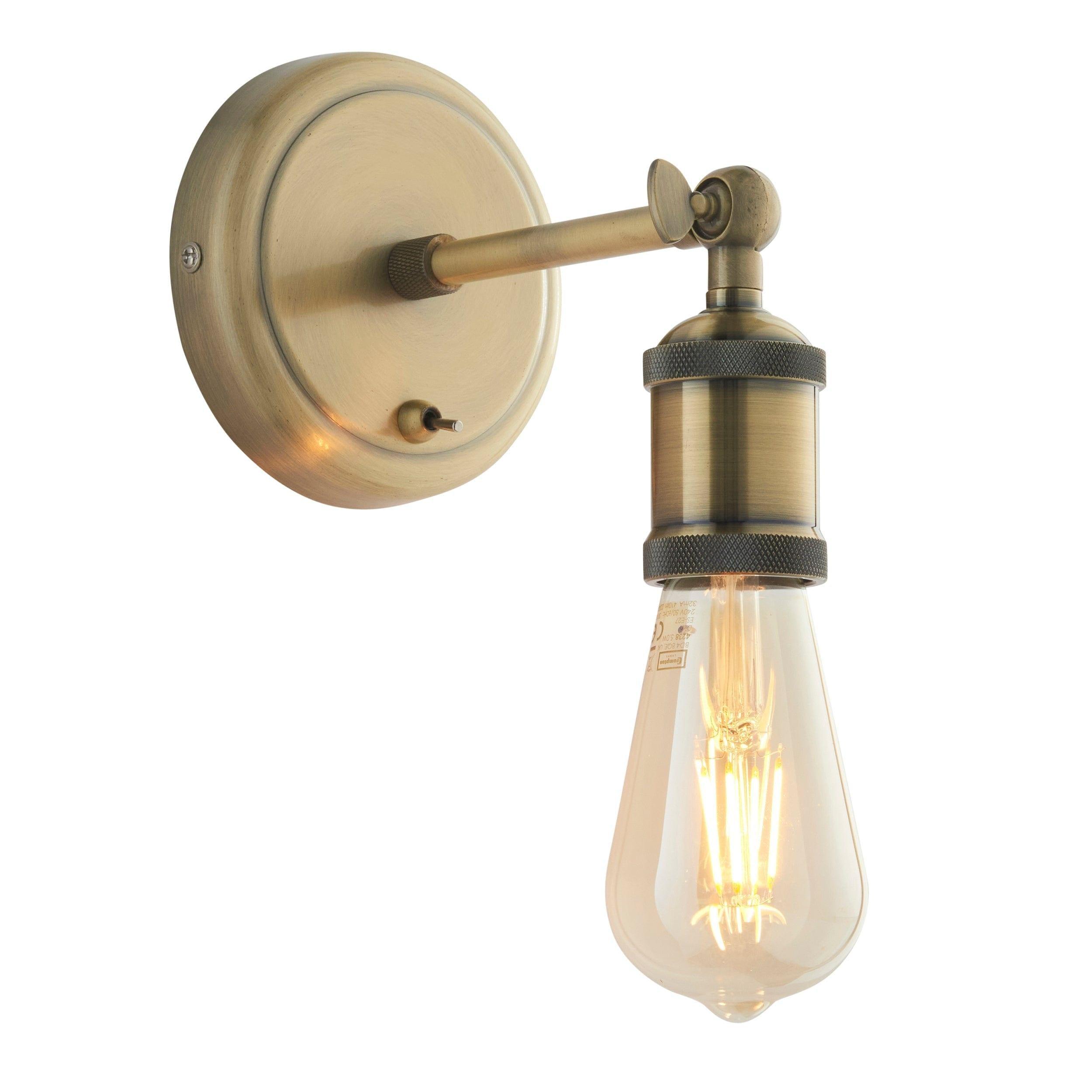 Hal Brass Wall Light 97245,Endon Lighting,1