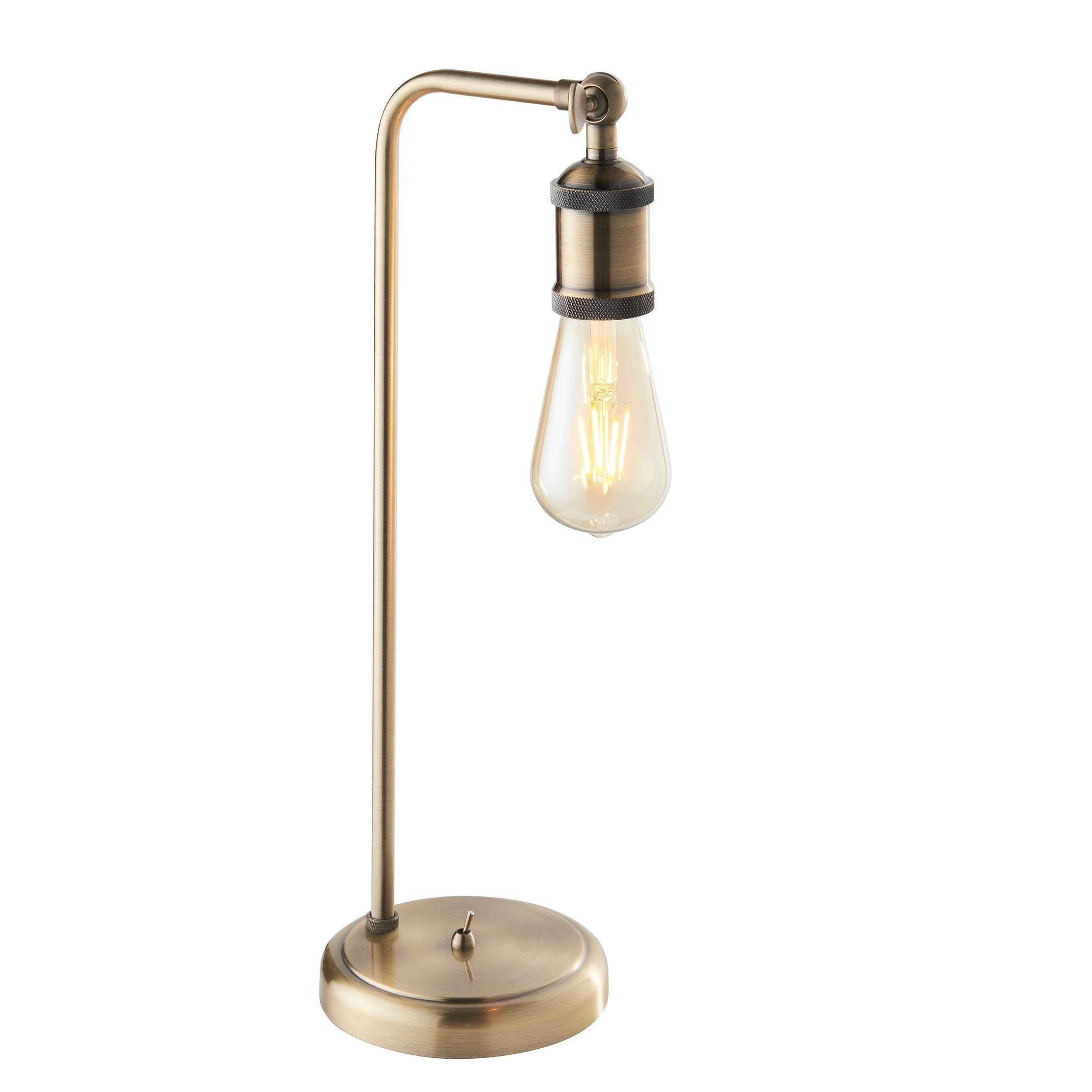 Endon Hal 1 Light Brass Finish Table Lamp 1