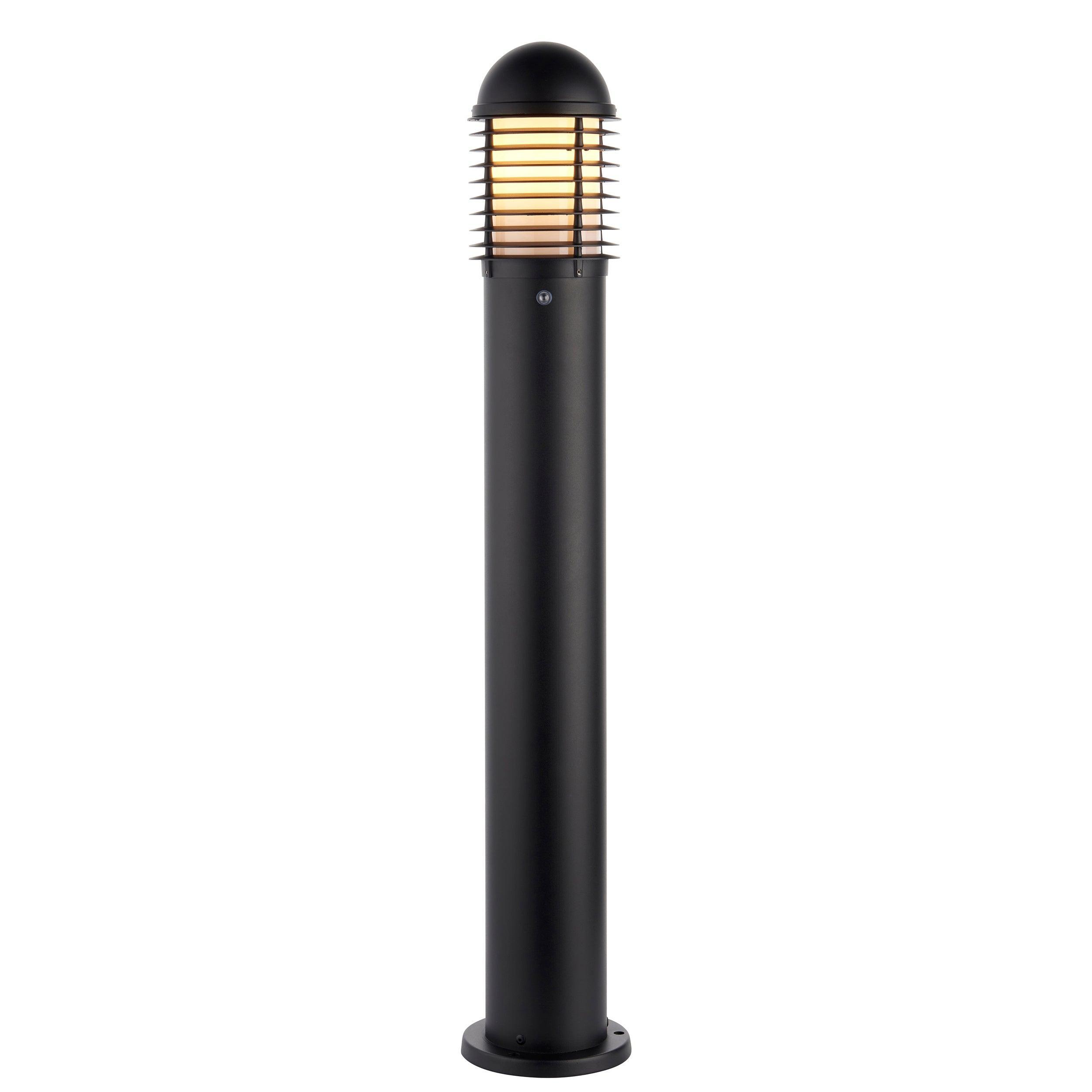 louvre daylight sensor bollard light ip44 0wby saxby lighting