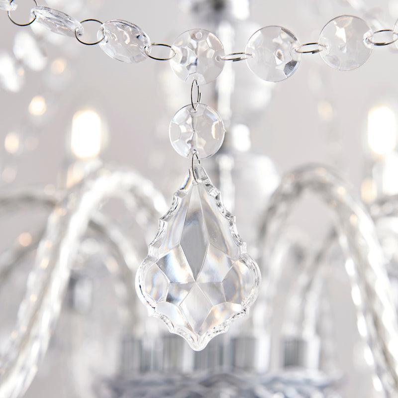 Clarence chrome 308 Hallway Lighting Close up4cl crystal 2