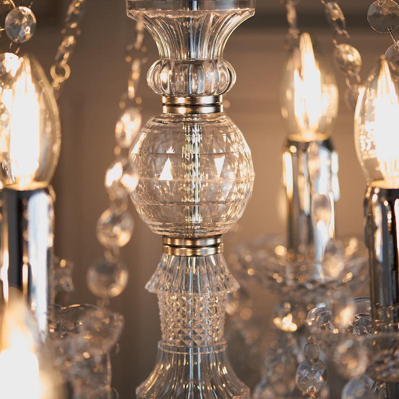 Clarence chrome 308 Hallway Lighting Close up4cl handle