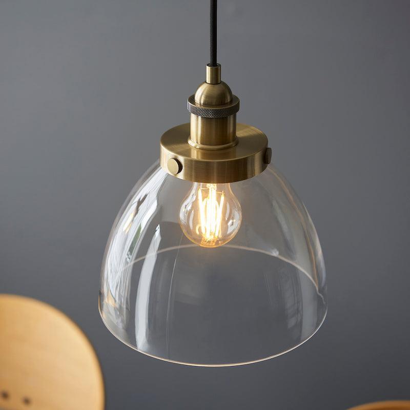 Endon Hansen Linear Brass Ceiling Light by Endon Lighting-Ceiling Pendant Lights-Endon Lighting hallway lighting photo Tiffany Lighting Direct