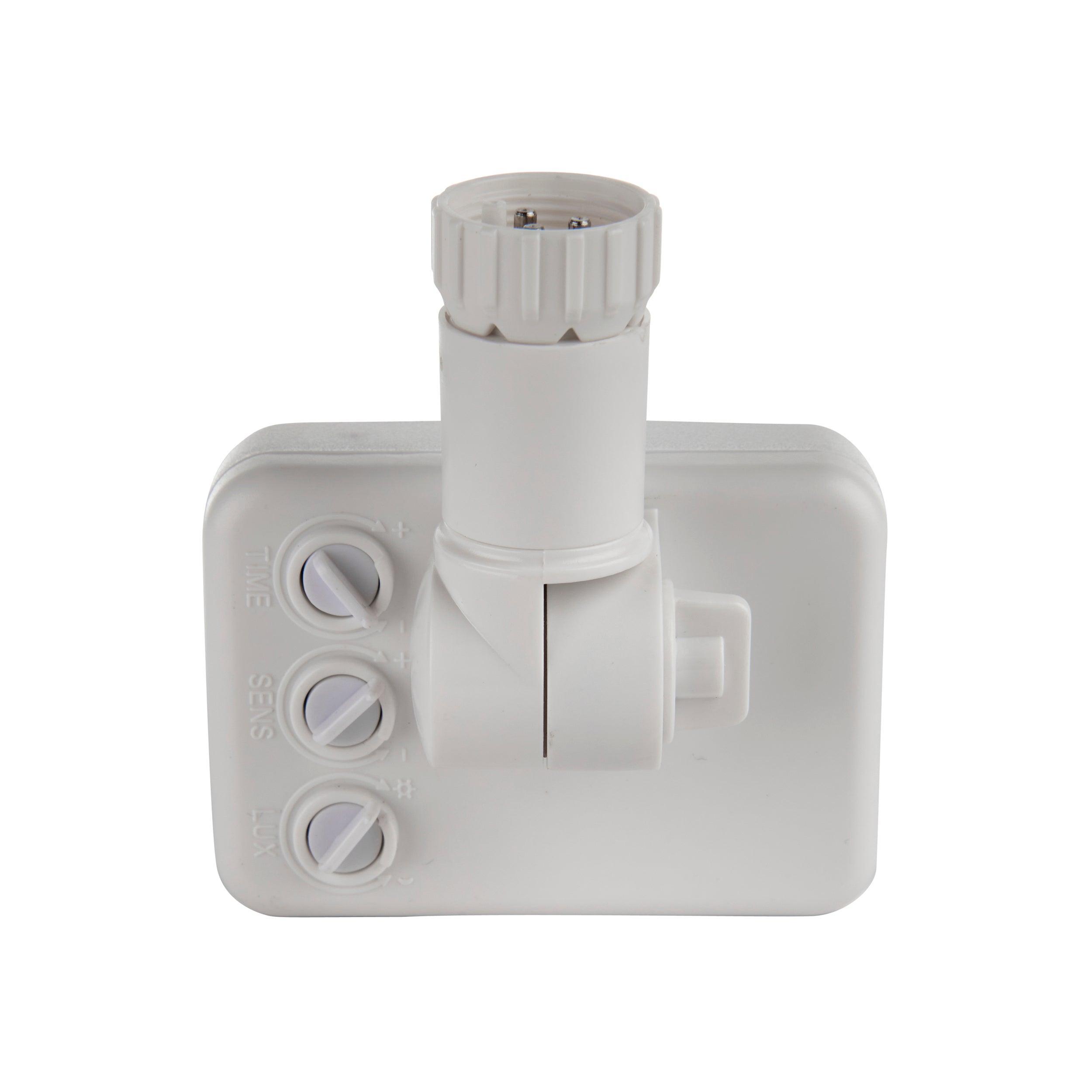 salde white pir sensor ip65 salde floodlightby Saxby Lighting, close up image
