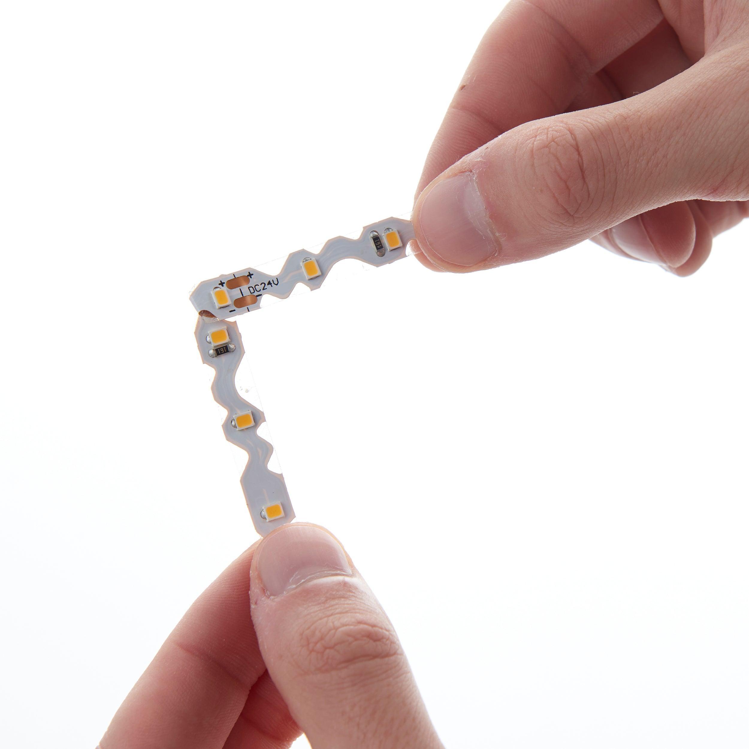 orionflex led ip20 4000k 4 8w m 5m 24w led flexible strip light by saxby lighting, close up image 251