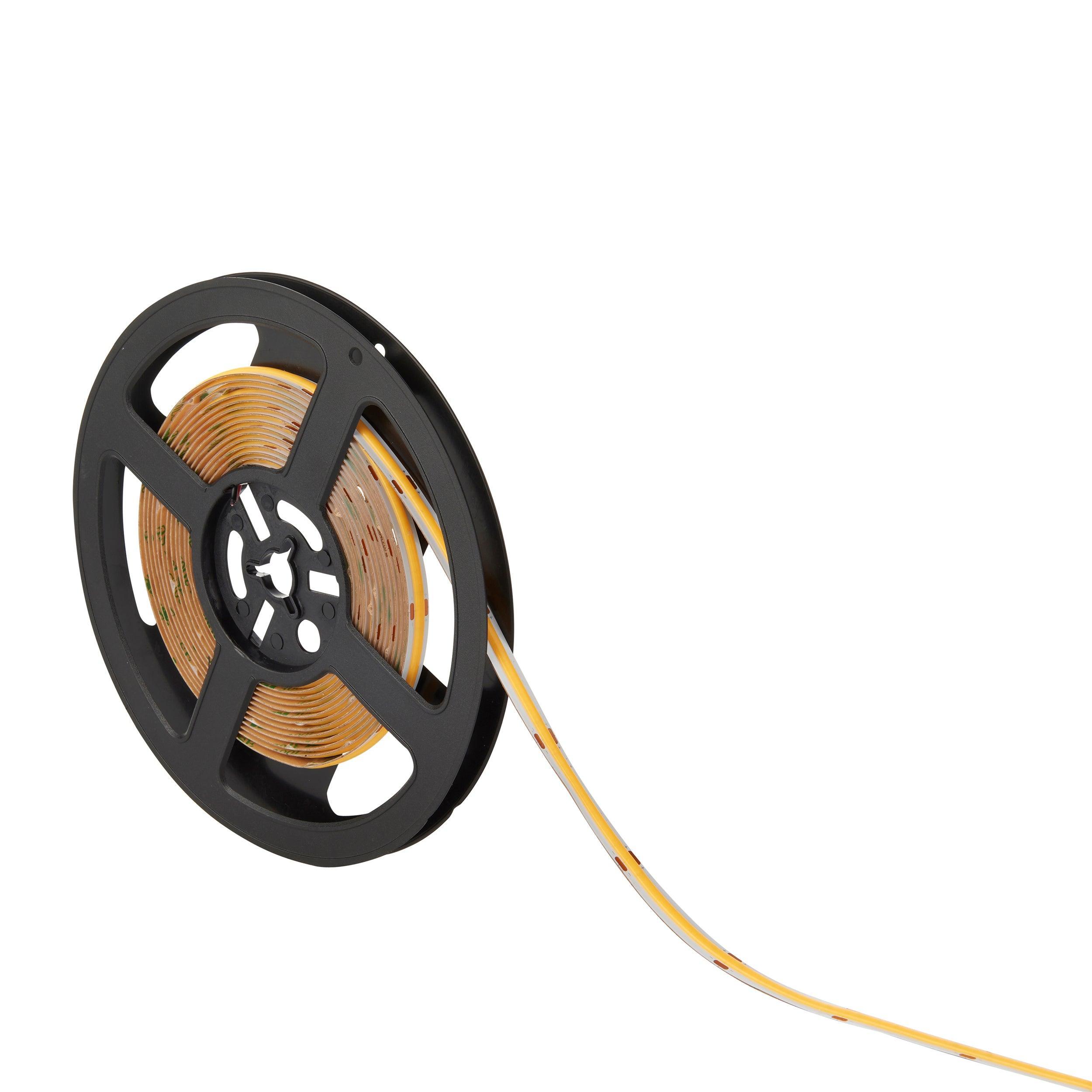 orionpro led ip20 4000k 10w m 5m 50w led flexible strip lightby Saxby Lighting, close up image