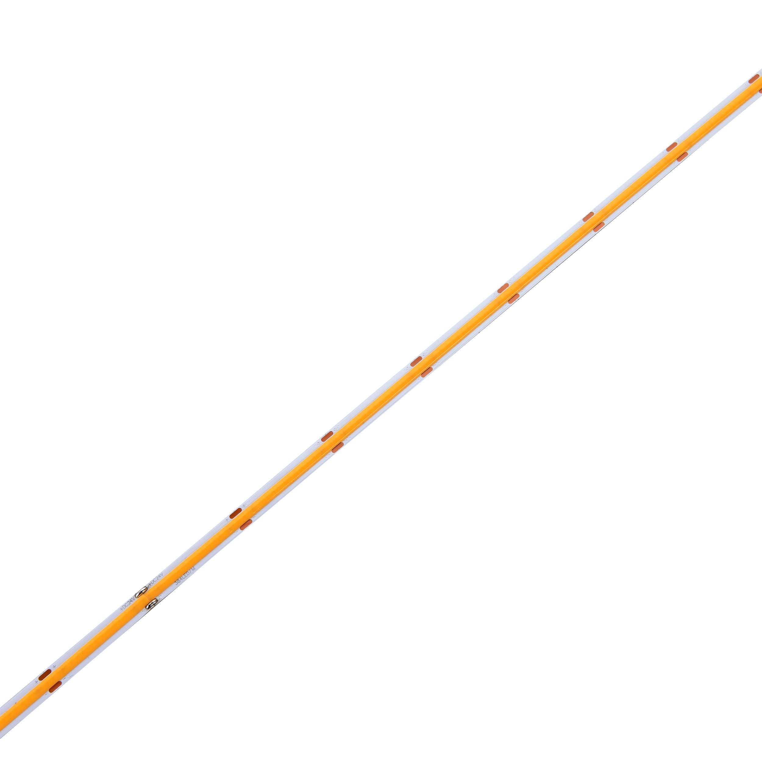 orionpro led ip20 4000k 10w m 5m 50w led flexible strip light by saxby lighting, close up image 196