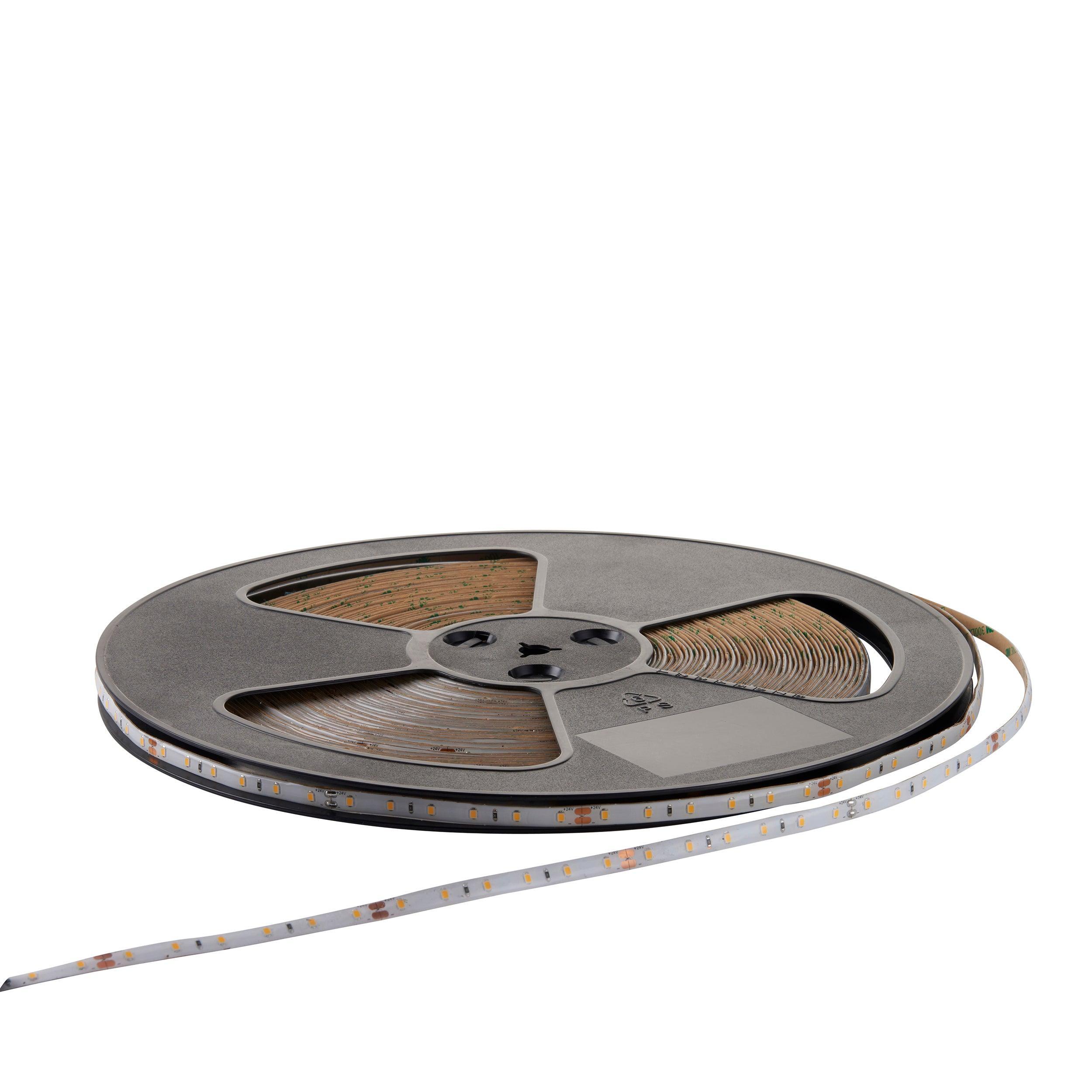 orion65 led 3000k 4 8w m 30m ip65 144w led flexible strip light by saxby lighting, close up image 275