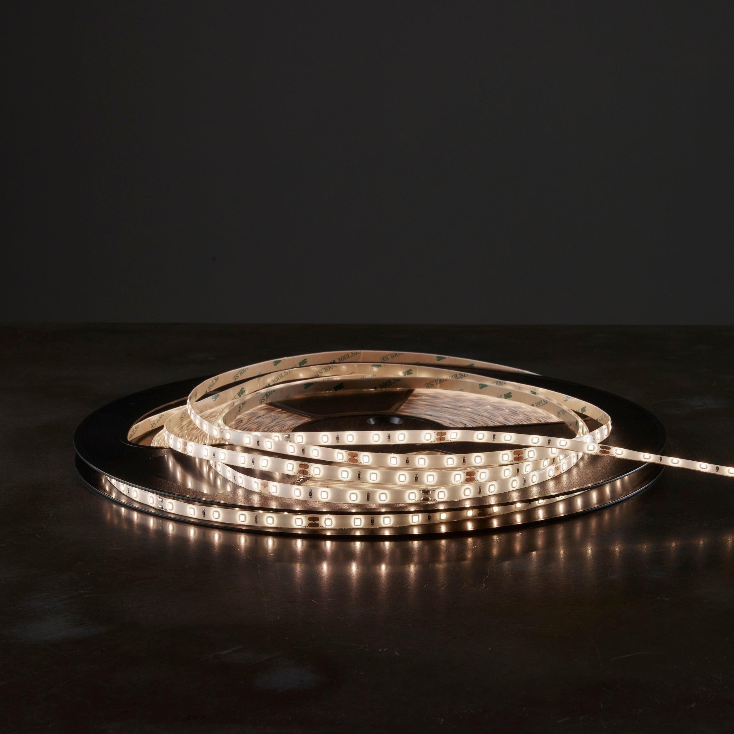 orion65 led 4000k 4 8w m 30m ip65 144w led flexible strip light by saxby lighting, close up image 146