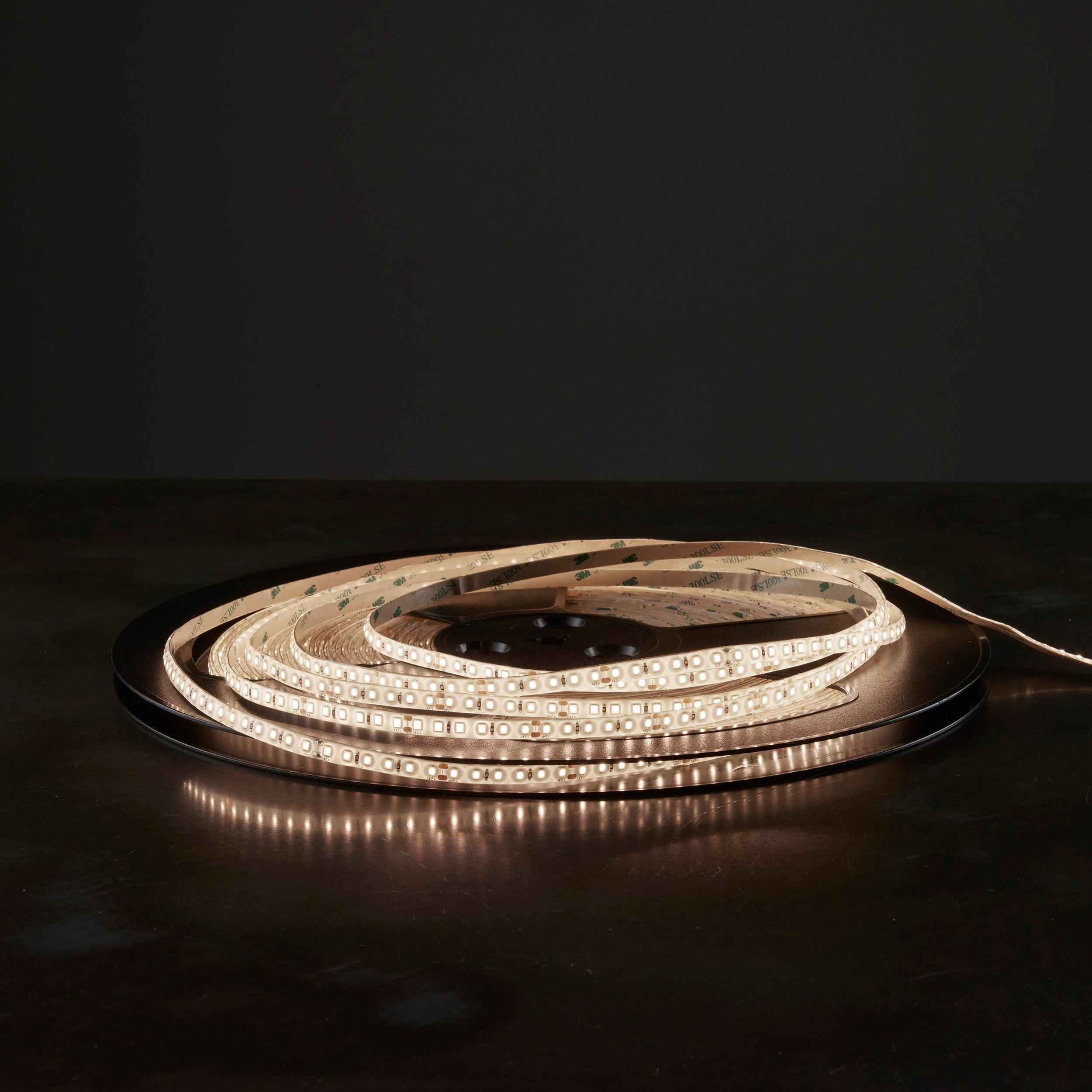 orion65 led 4000k 9 6w m 30m ip65 288w led flexible strip light by saxby lighting, close up image 144