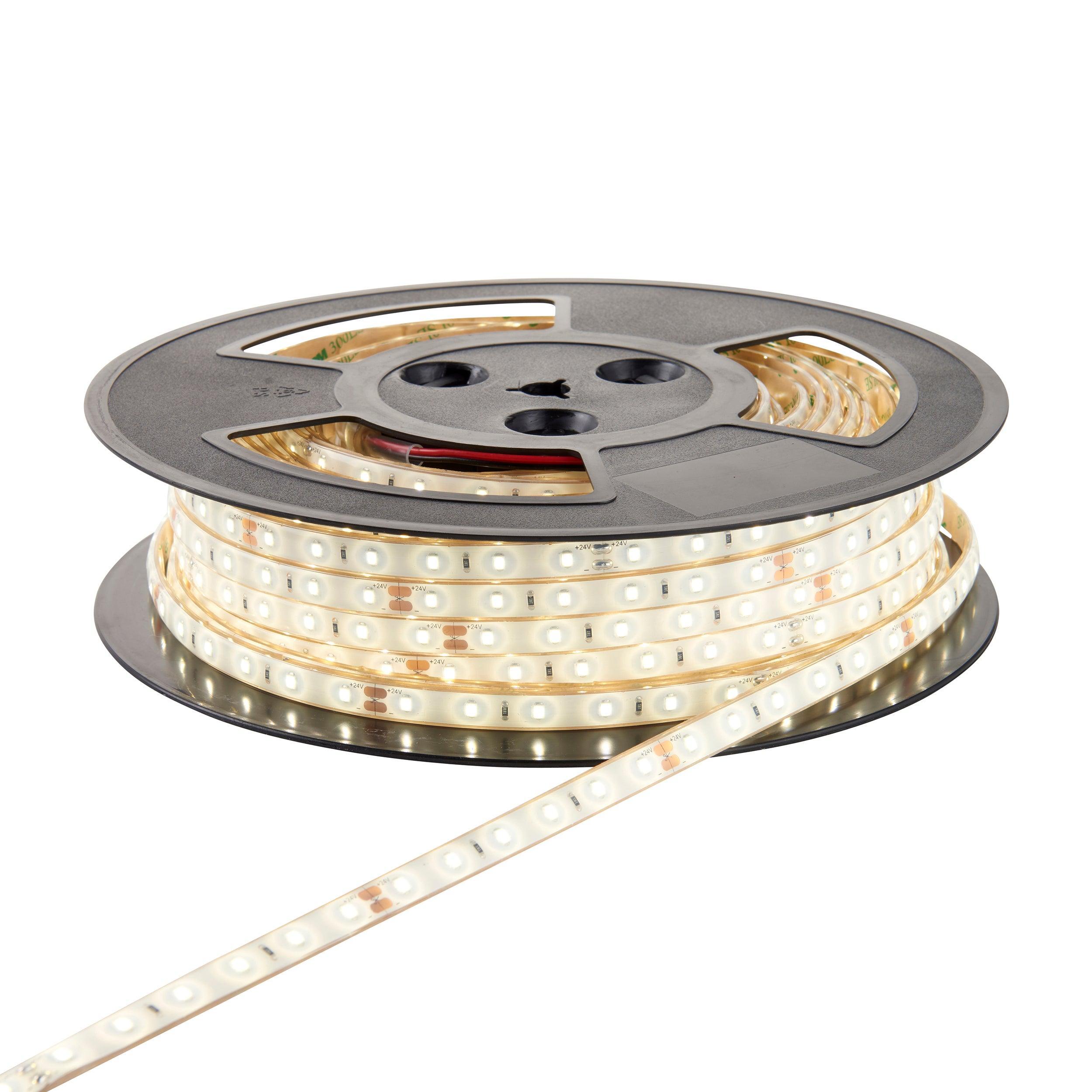 orion67 led 4000k 4 8w m 30m ip67 144w led flexible strip light by saxby lighting, close up image 316