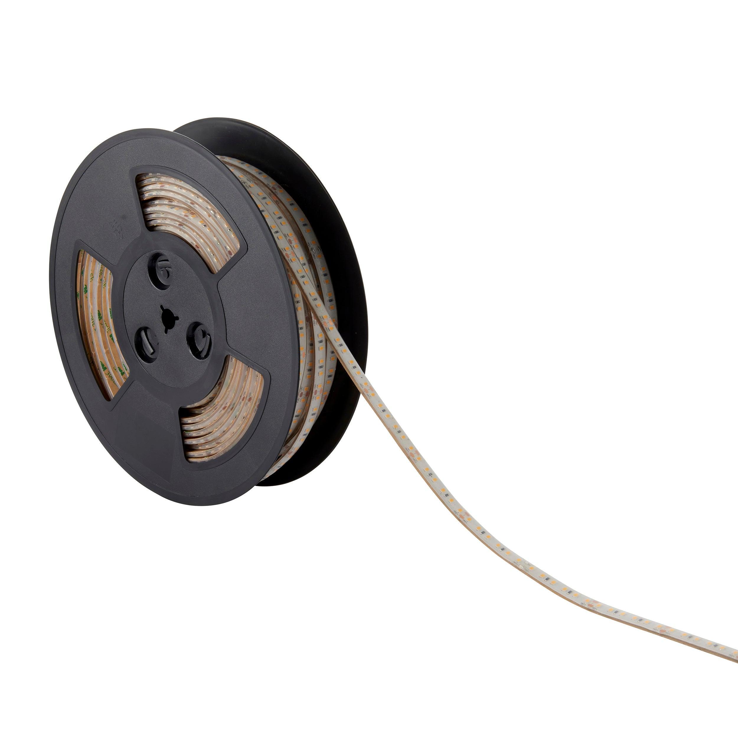 orion67 led 3000k 9 6w m 30m ip67 288w led flexible strip lightby Saxby Lighting, close up image