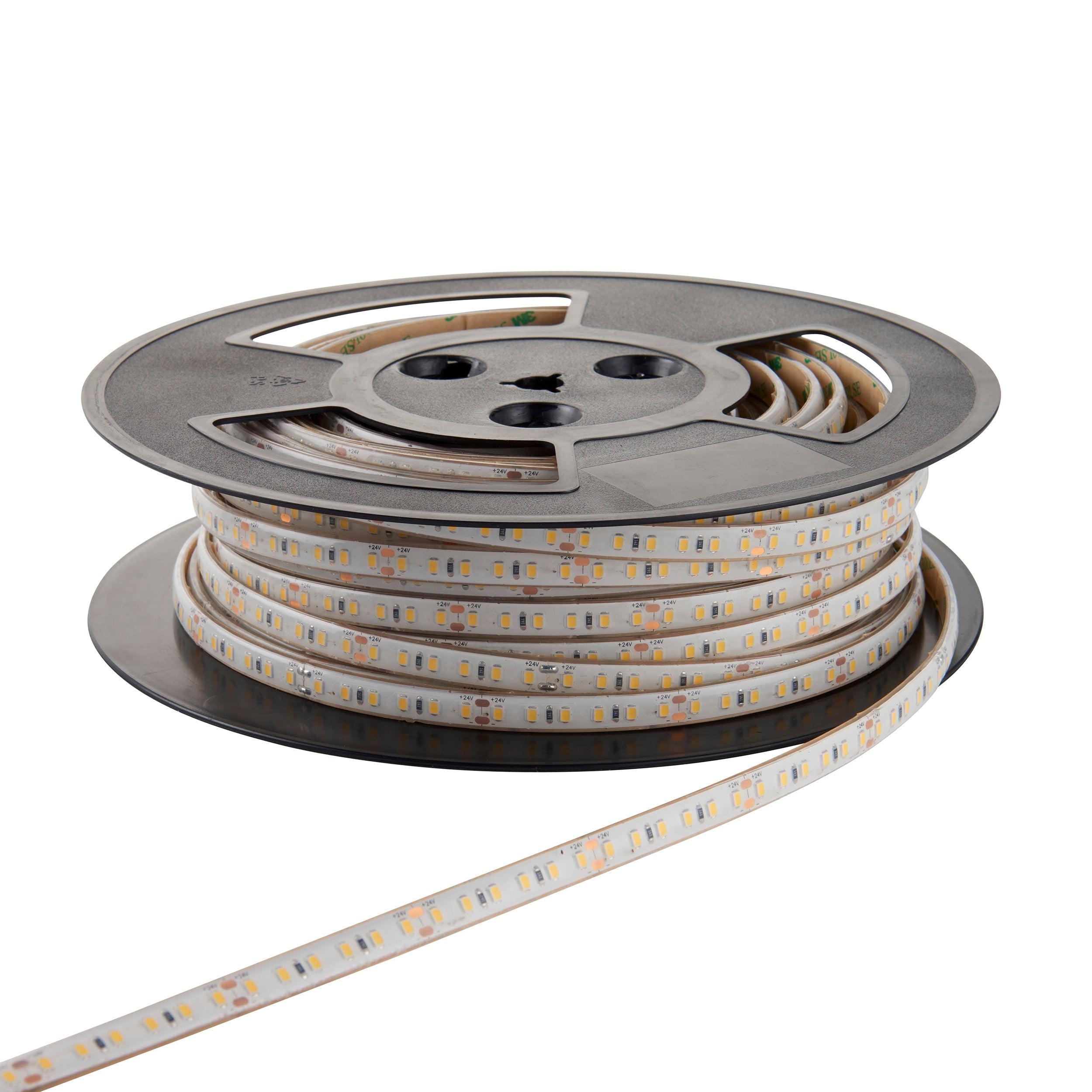 orion67 led 4000k 9 6w m 30m ip67 288w led flexible strip light by saxby lighting, close up image 267