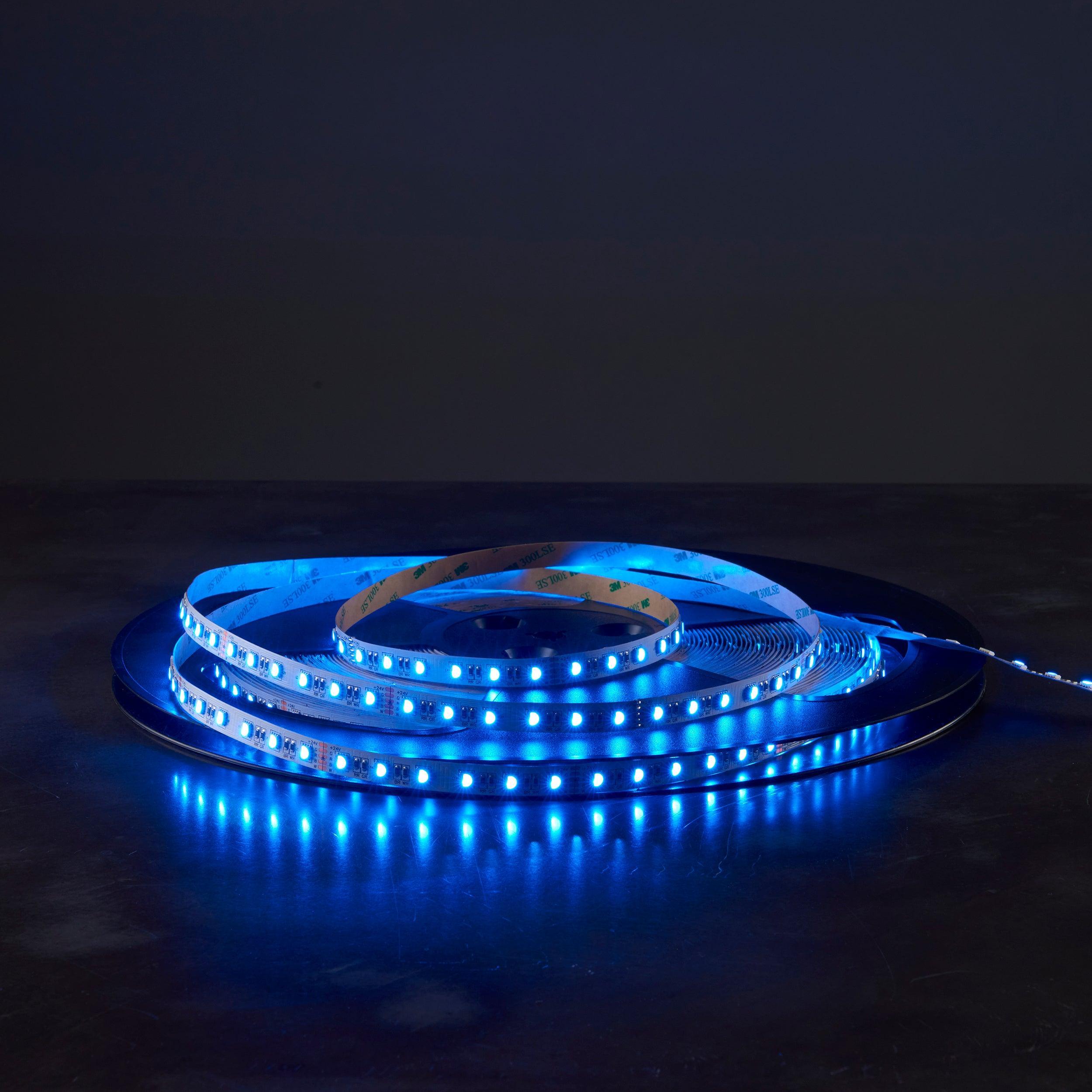 orionrgb led 12w m 30m 360w led flexible strip light by saxby lighting, close up image 231