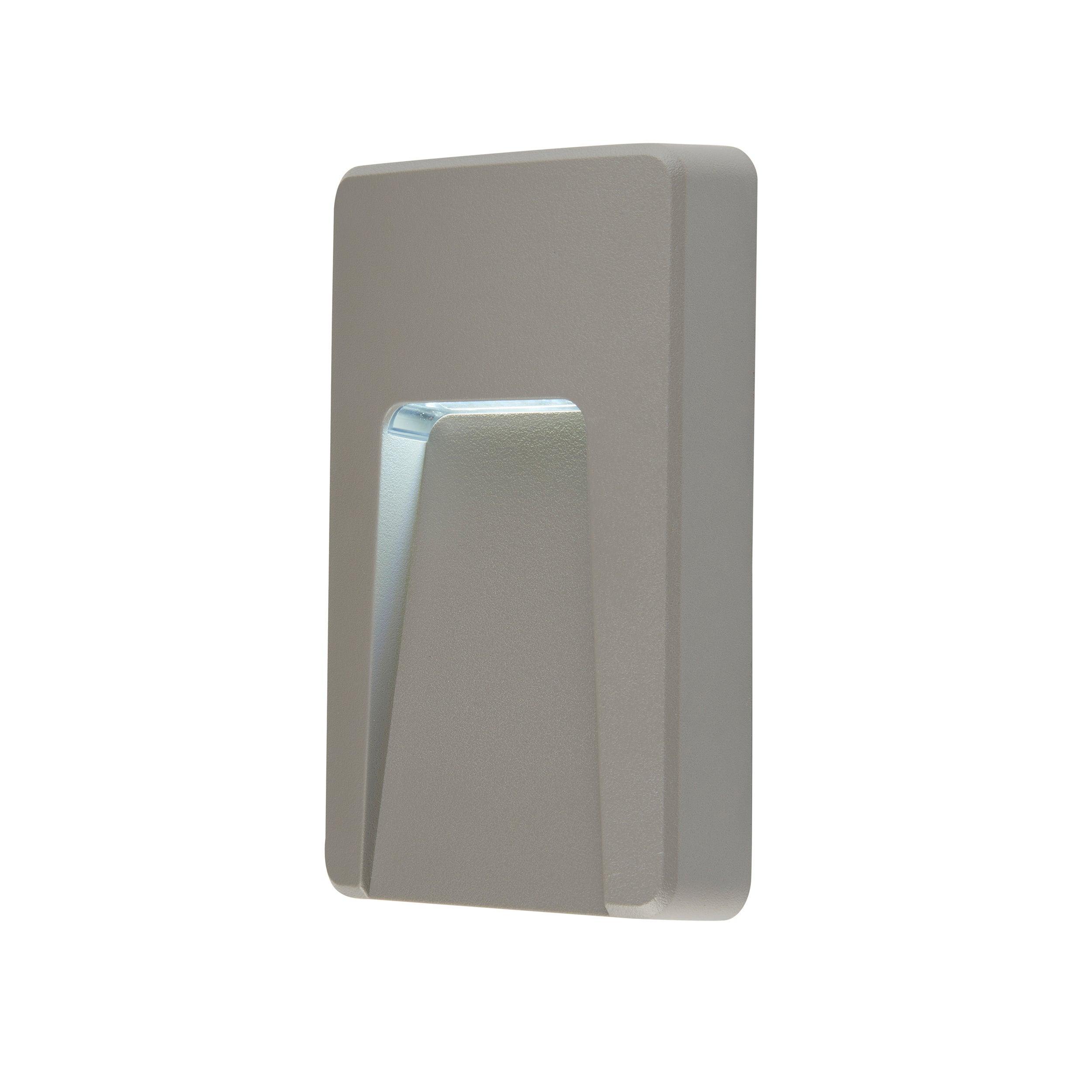 severus grey vertical outdoor brick light ip65 2 8w by saxby lighting, close up image 204